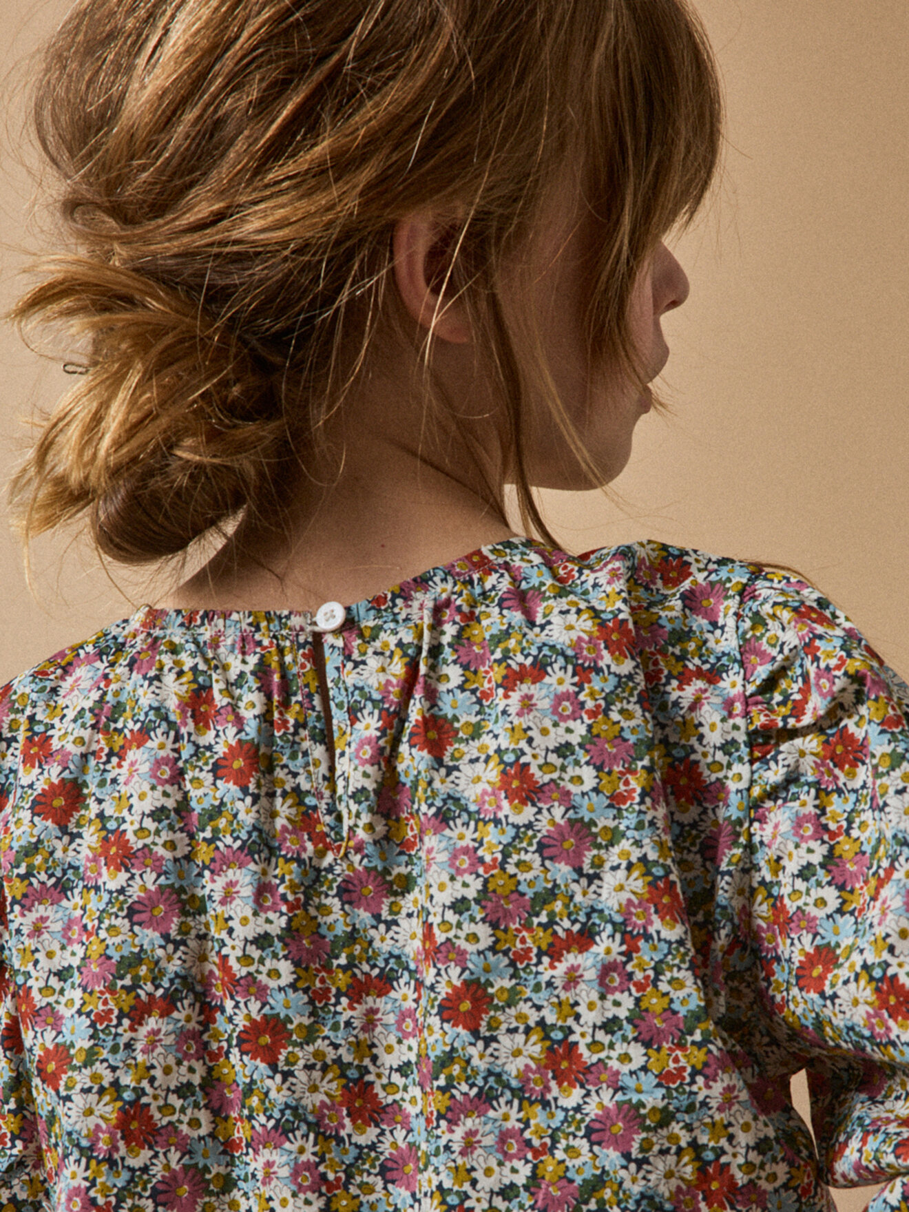 Libby liberty fabric blouse CYRILLUS Red