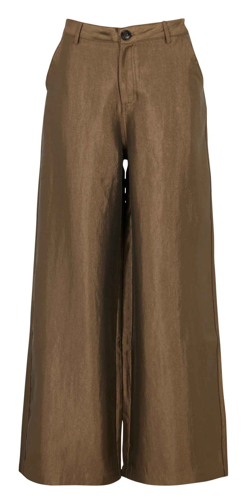 Pantalon large métallisé SEE U SOON Marron
