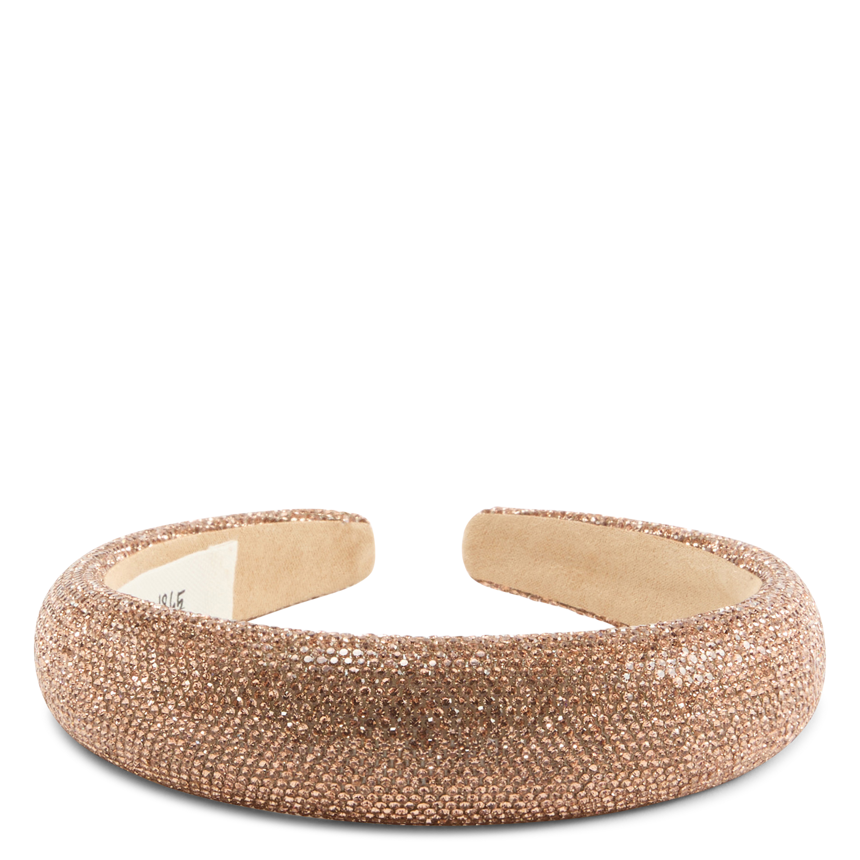 Sequin-embroidered headband Pink