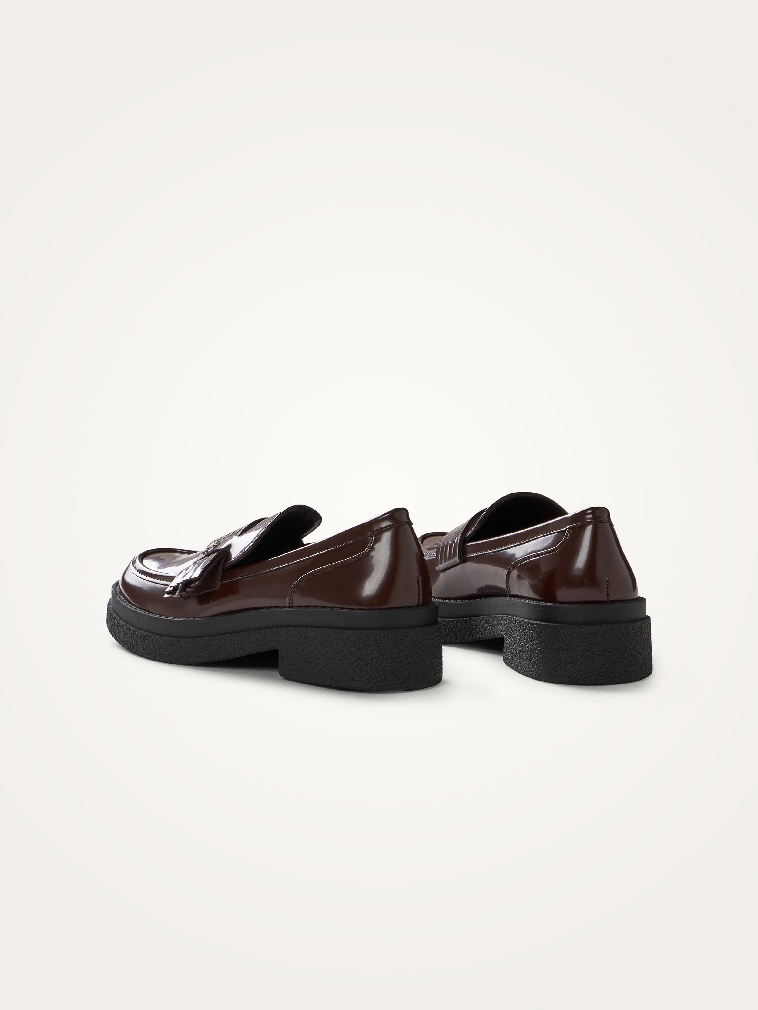 Mocassins à franges VANESSA WU Marron