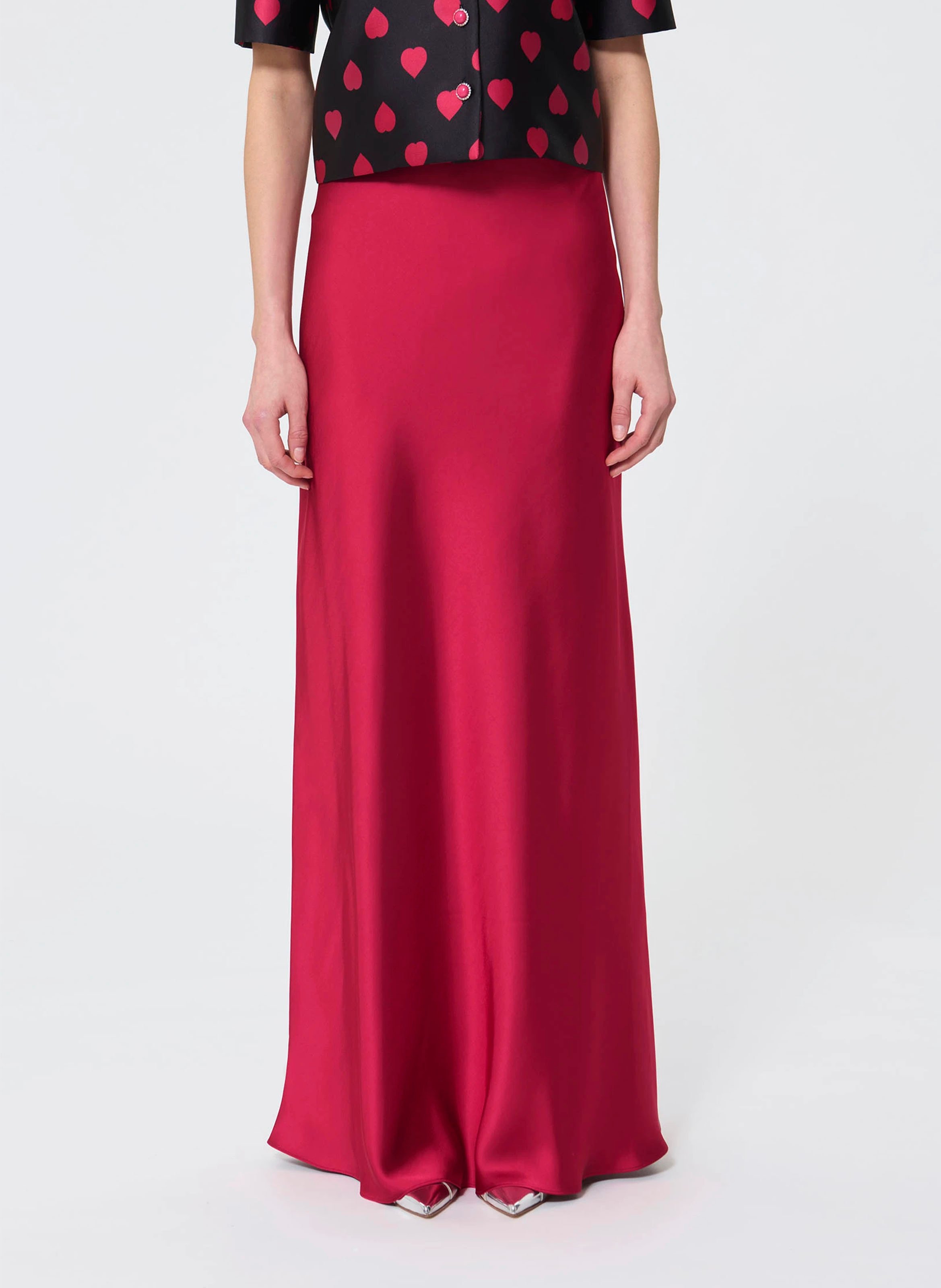 Long satin skirt TARA JARMON