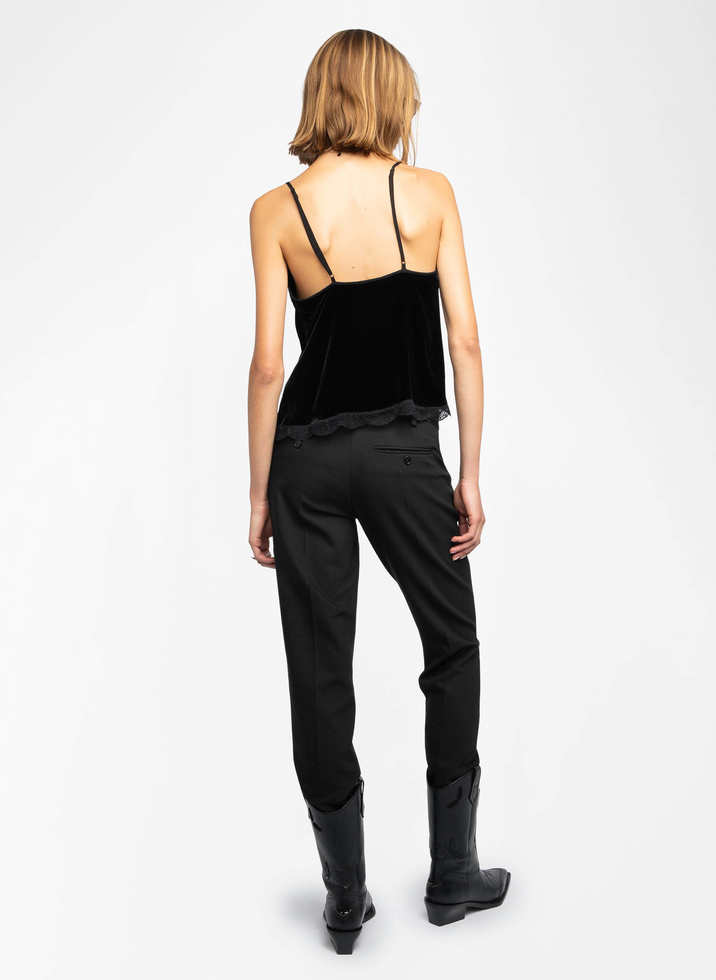 Straight V-neck camisole ZADIG&VOLTAIRE Black