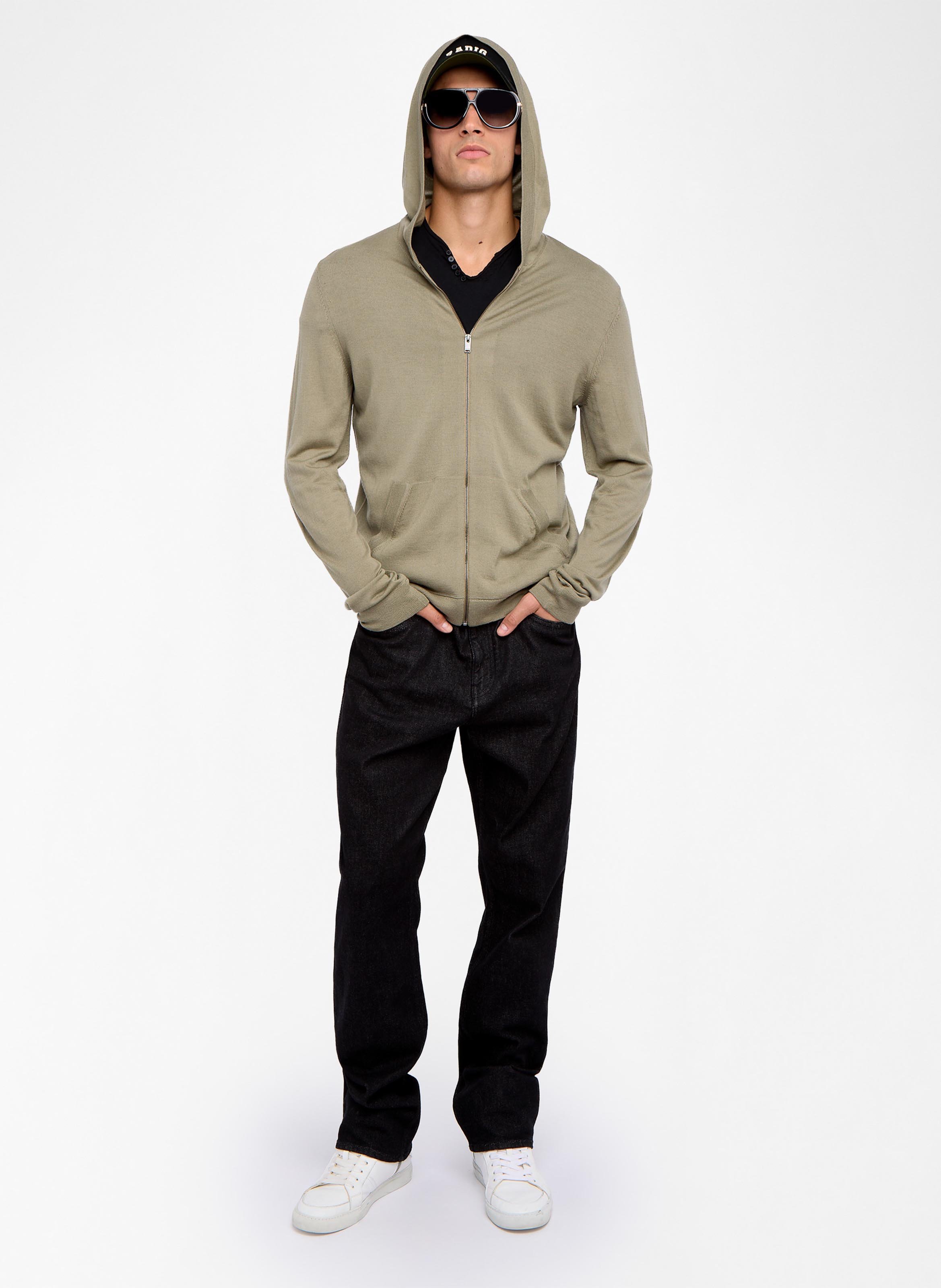 Round-neck wool cardigan ZADIG&VOLTAIRE Green