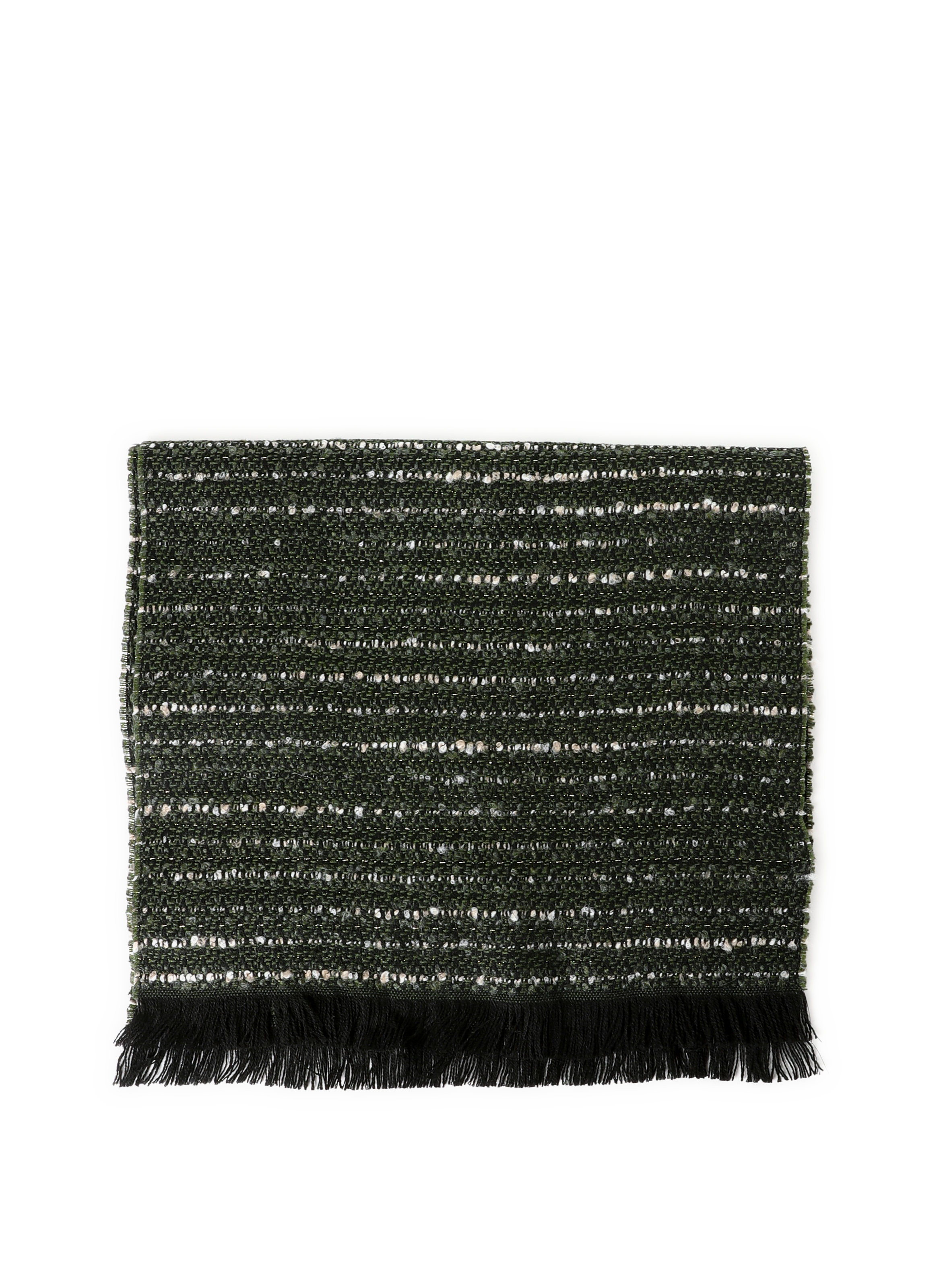 Echarpe en tweed AU PRINTEMPS PARIS Kaki