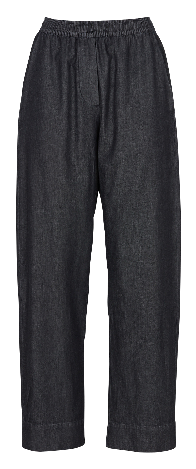 Rechte spijkerbroek van katoen RUE DE TOKYO Zwart