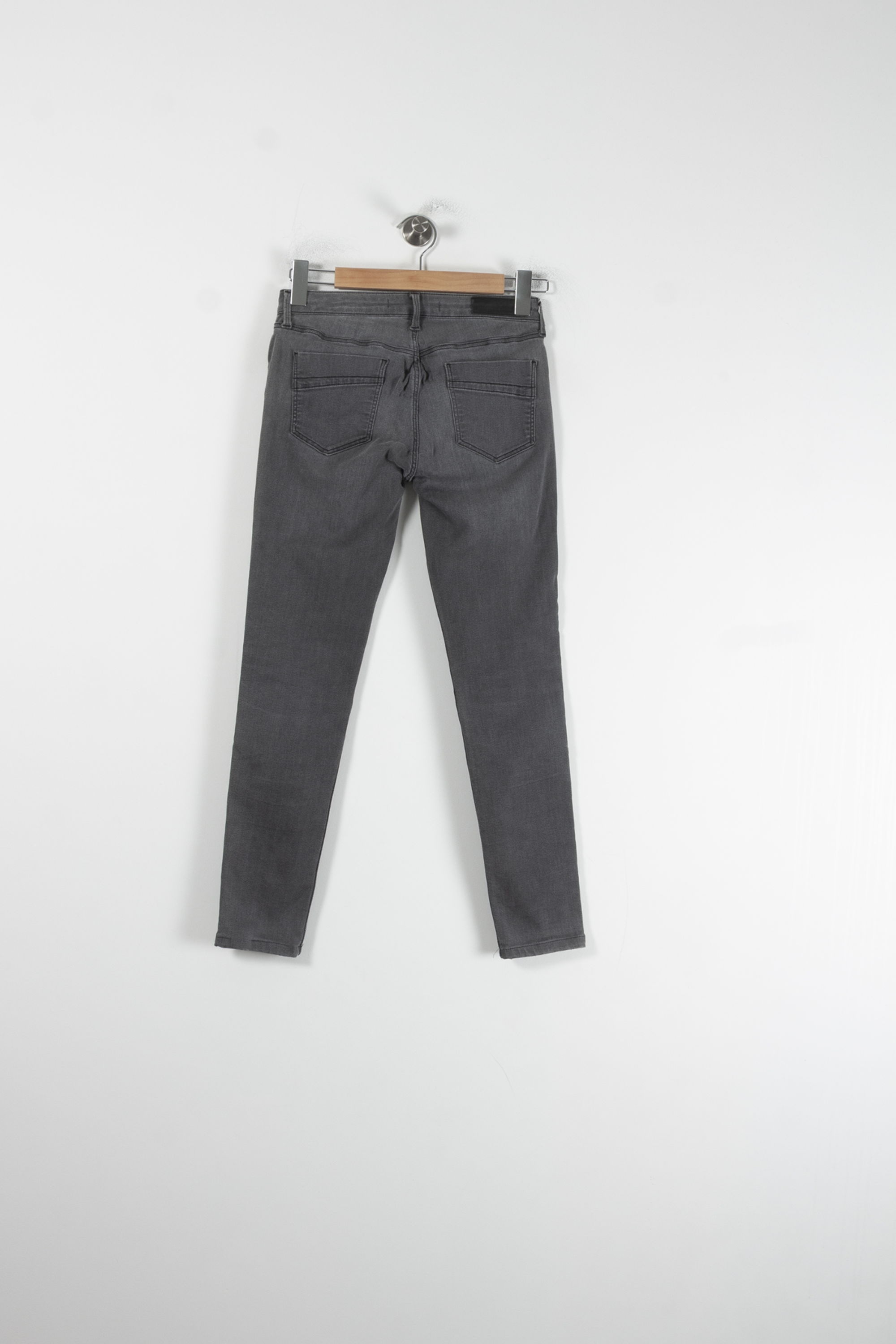 Cropped slim jeans with studs COMPTOIR DES COTONNIERS - Seconde main Grey