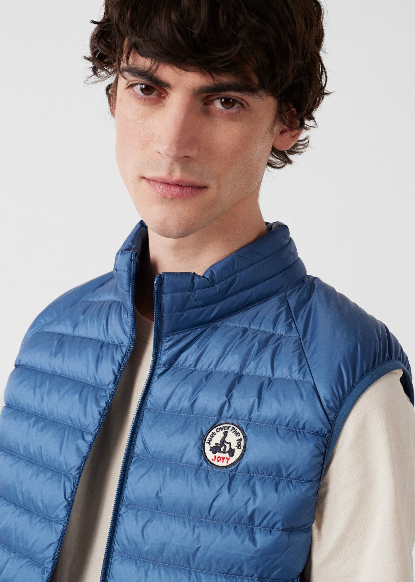 Sleeveless puffer jacket Tom JOTT Blue