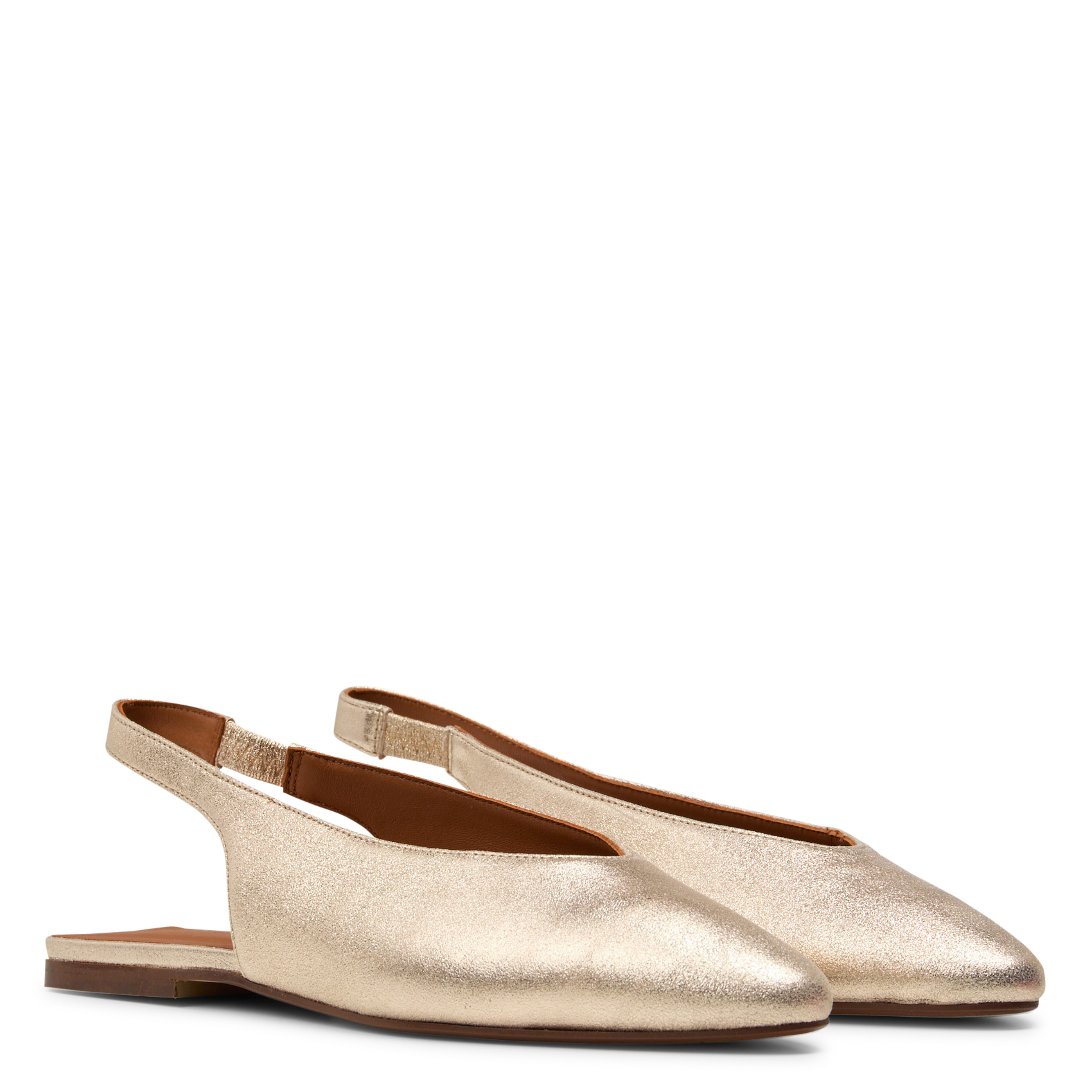 Leren sandalen MAISON TOUFET Goudkleurig