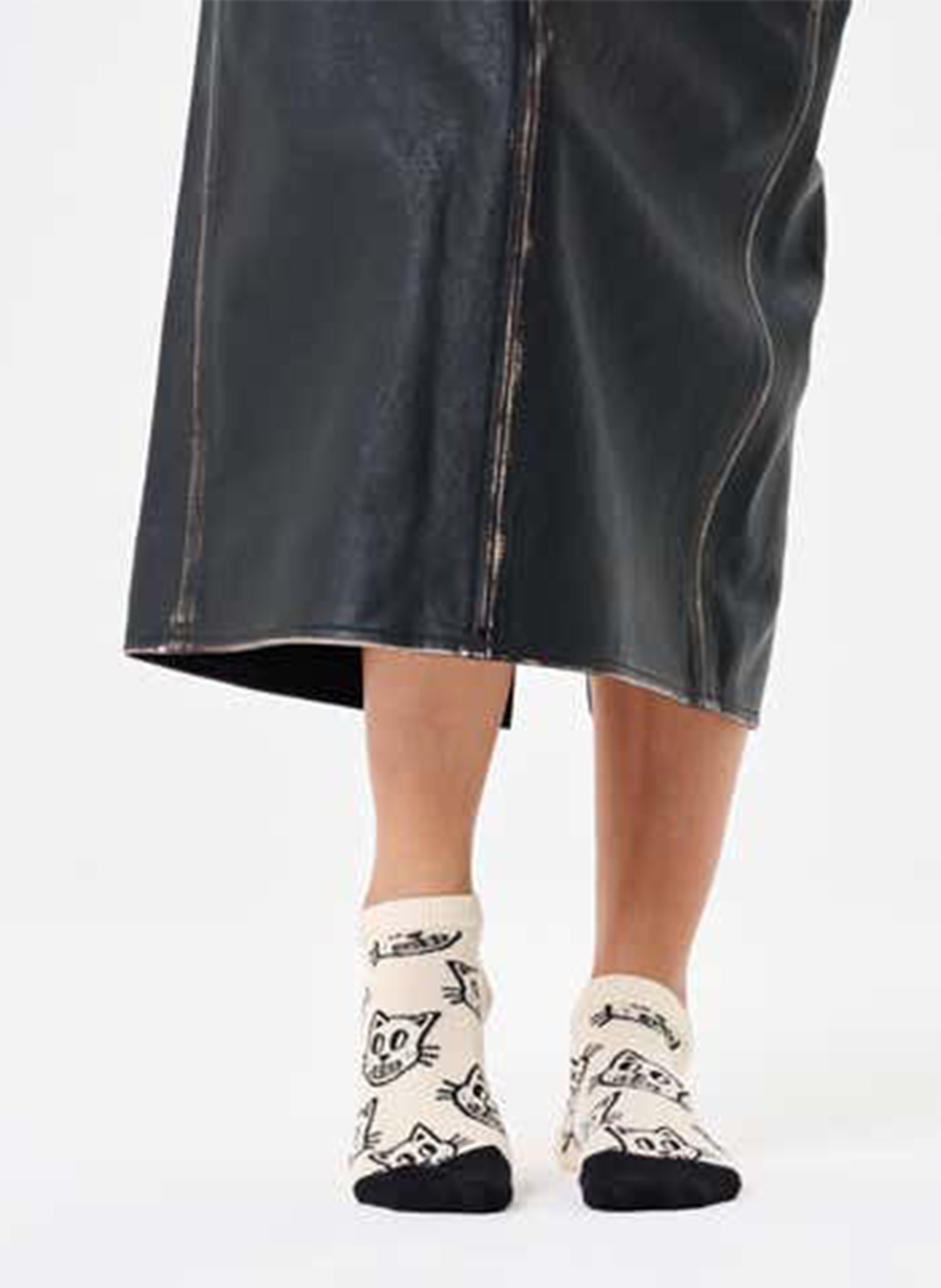 Chaussettes en coton mélangé HAPPY SOCKS Blanc