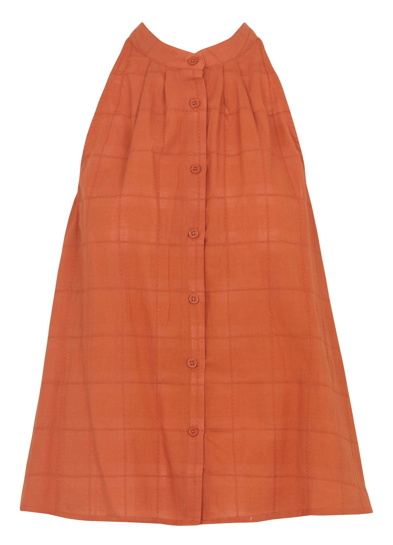 Aimee dotted Swiss top SEE U SOON Orange