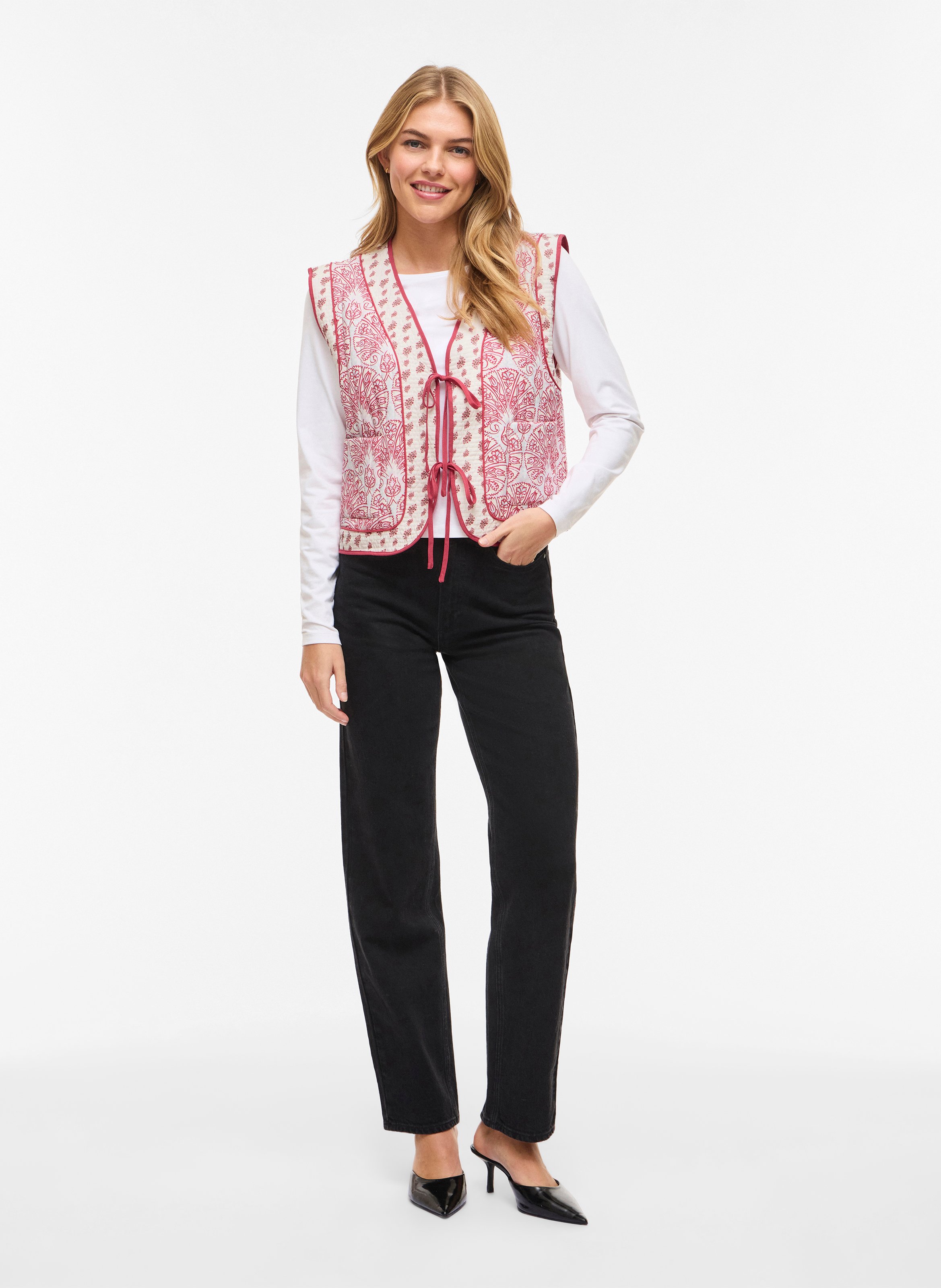 Veste matelassée imprimée VILA Grey