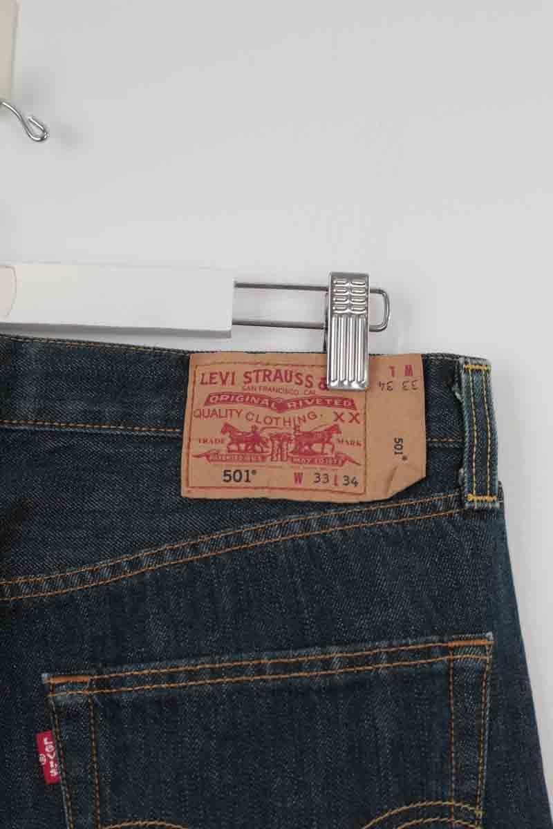 - Straight-leg jeans
- 5 pockets
- Straight cut
- Faded effect LEVI'S - Seconde main Blue