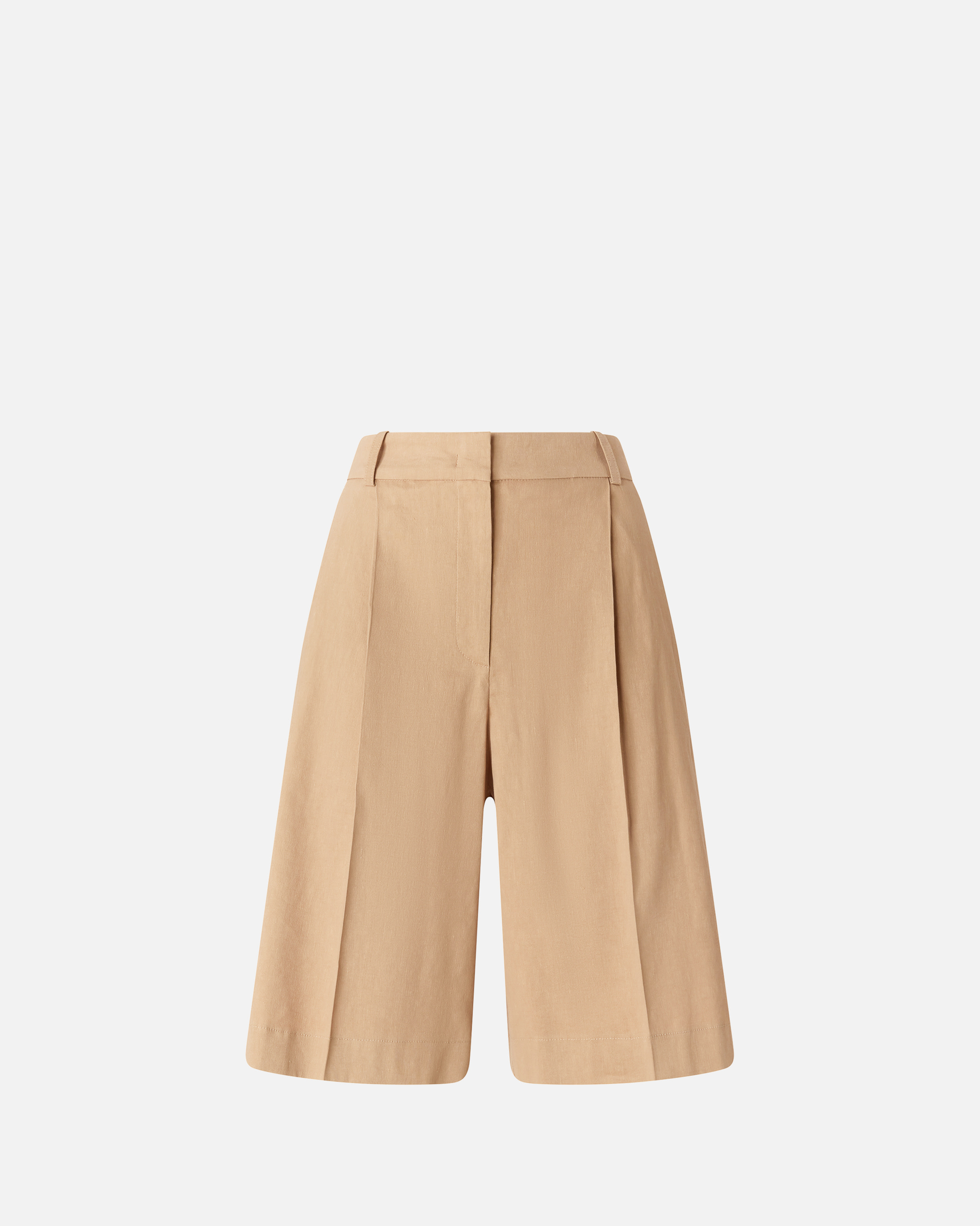 Bermuda with pronounced pleats PINKO Beige