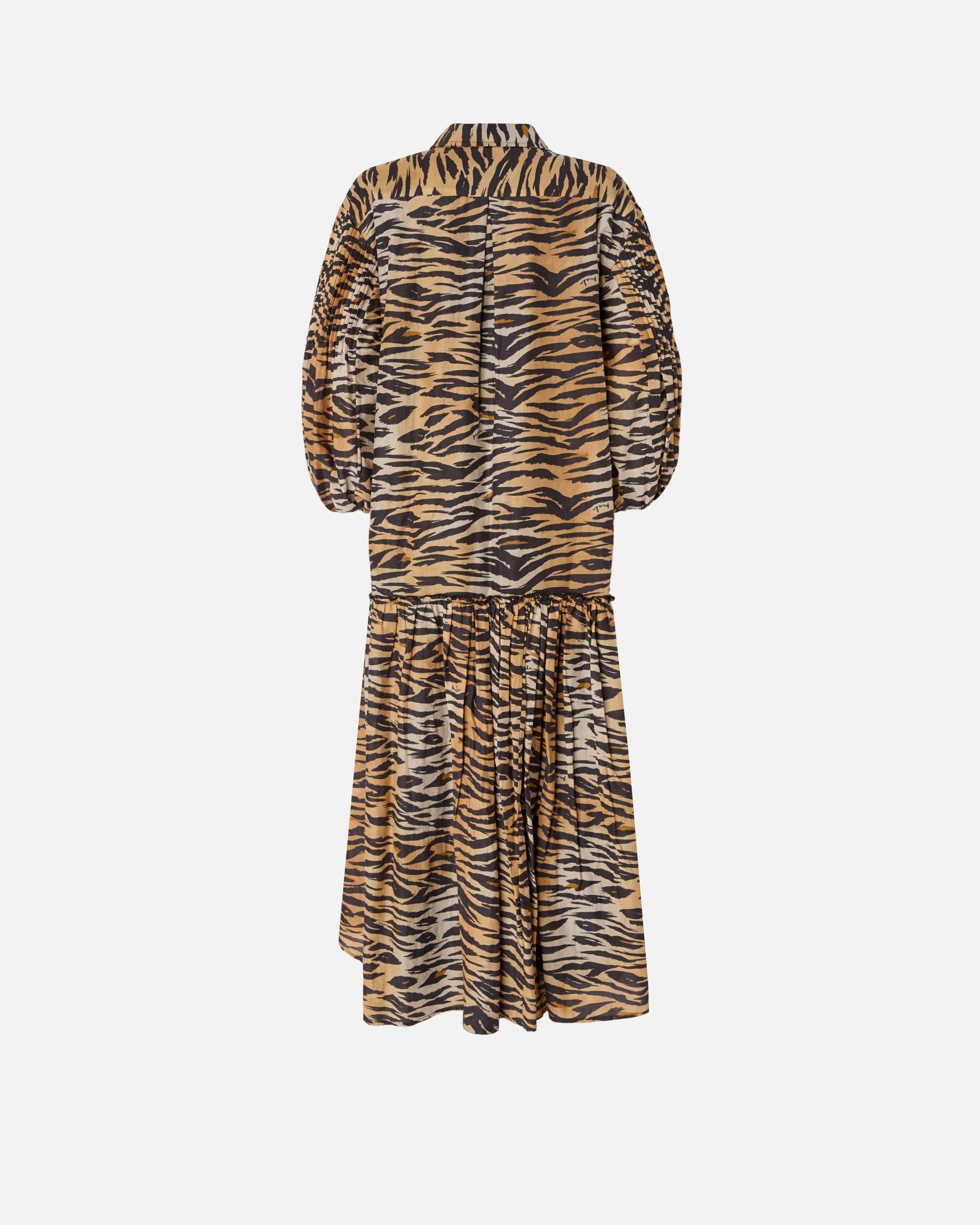 Robe longue à boutons et imprimé animalier PINKO Multicolore