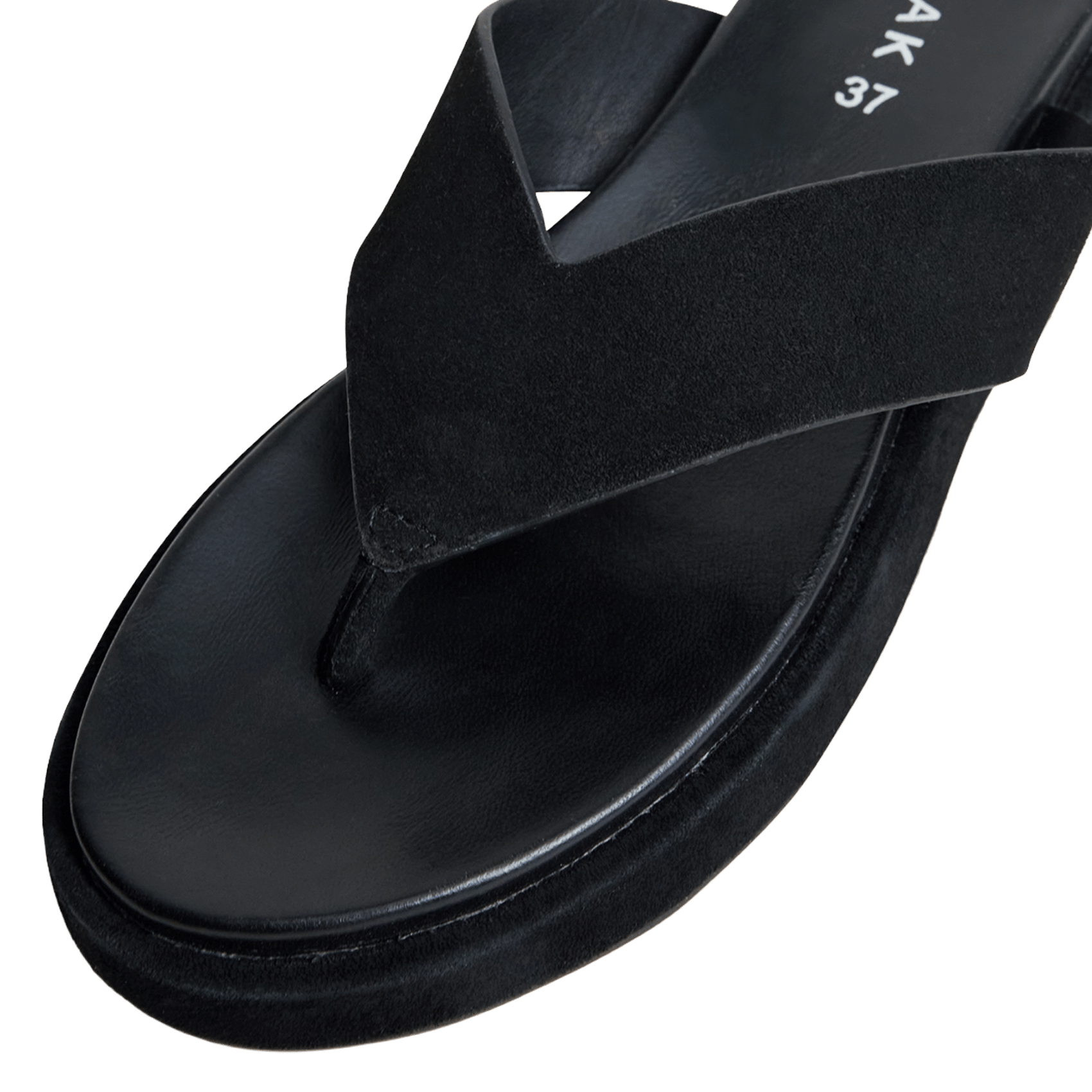 Velvet leather mules JONAK Black