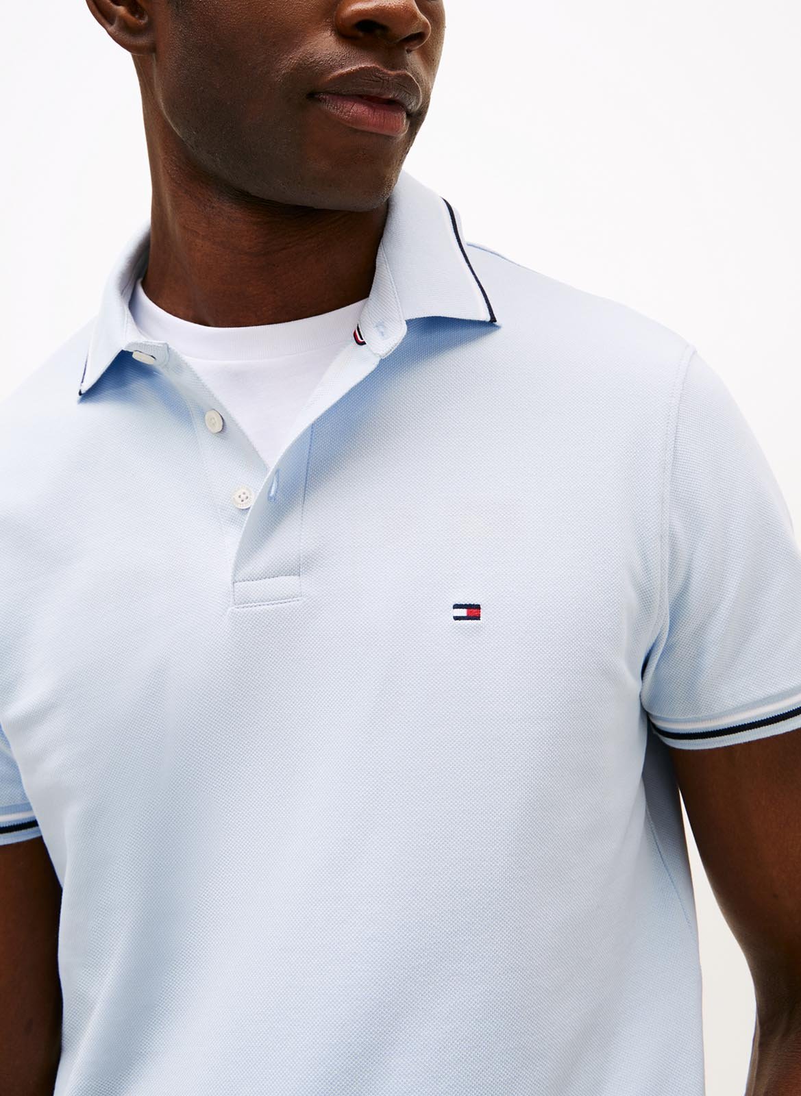 Short sleeve polo shirt TOMMY HILFIGER Blue