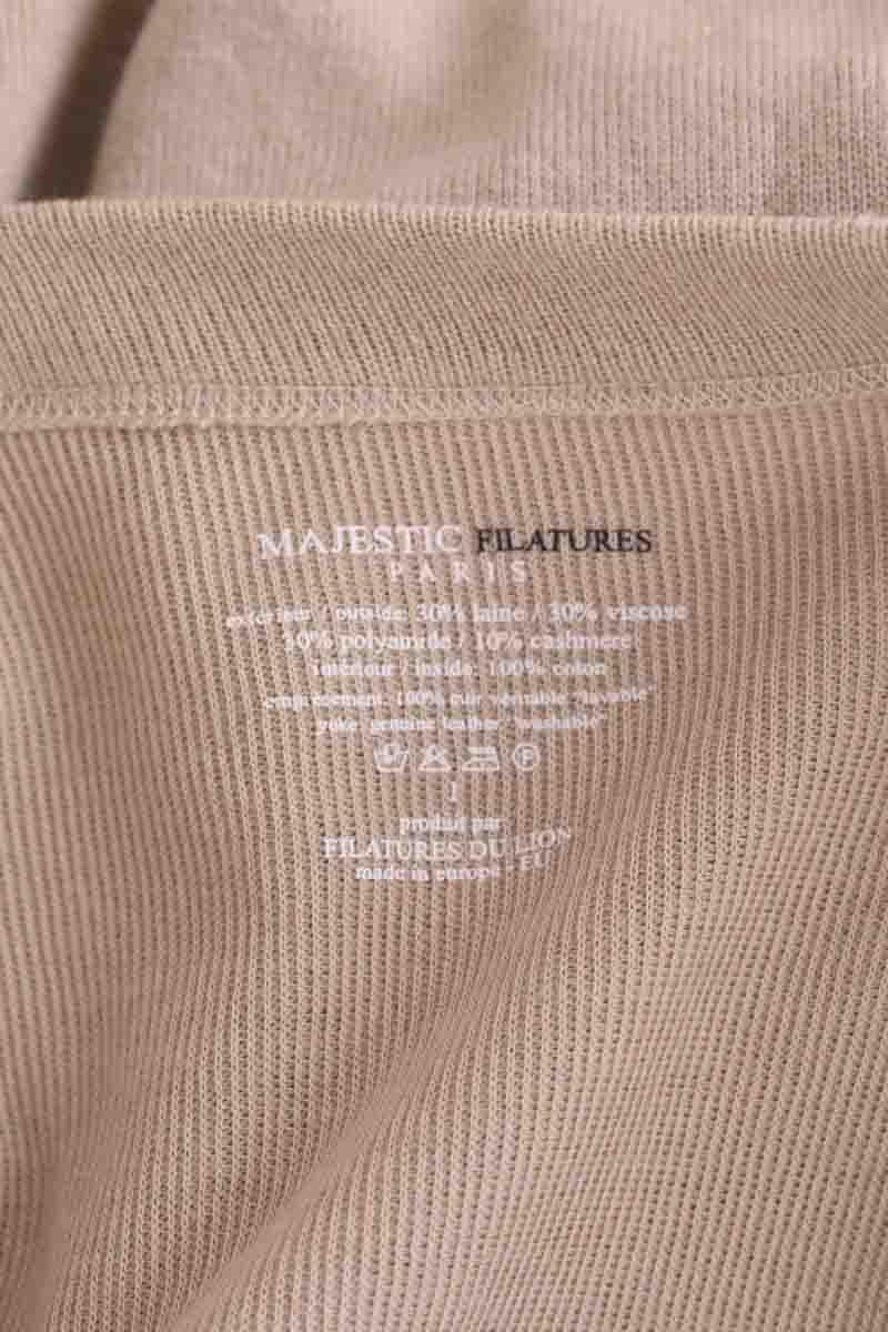 Veste MAJESTIC FILATURES - SECONDE MAIN Beige