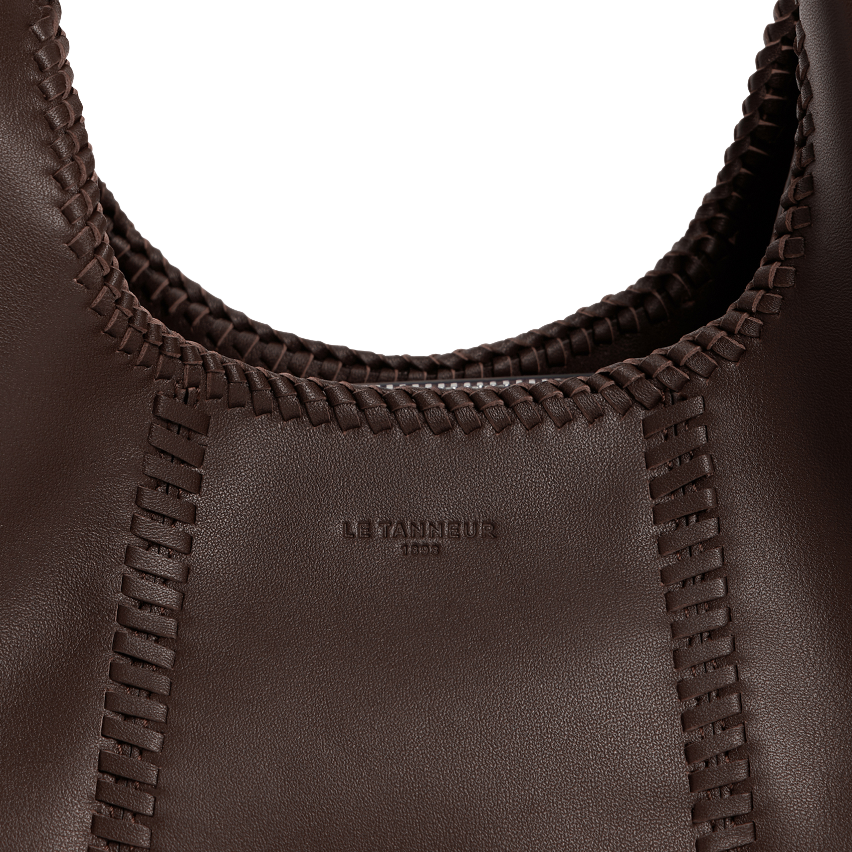 Leather shoulder bag LE TANNEUR Brown