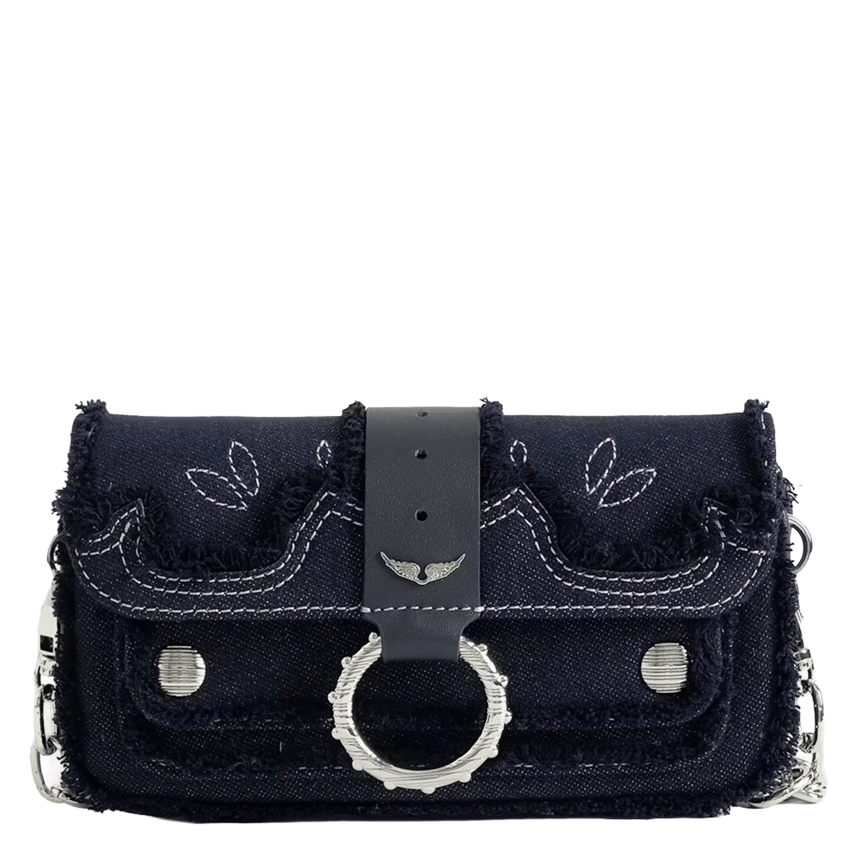 Katoenen handtas ZADIG&VOLTAIRE Blauw