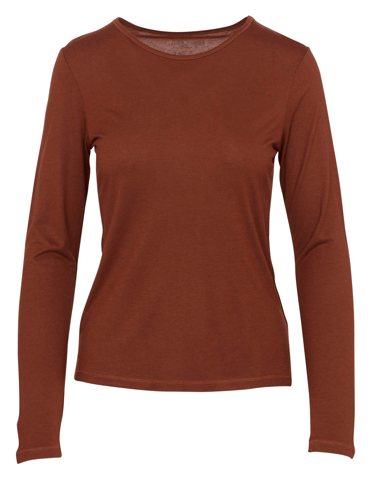 T-shirt manches longues col rond NICE THINGS