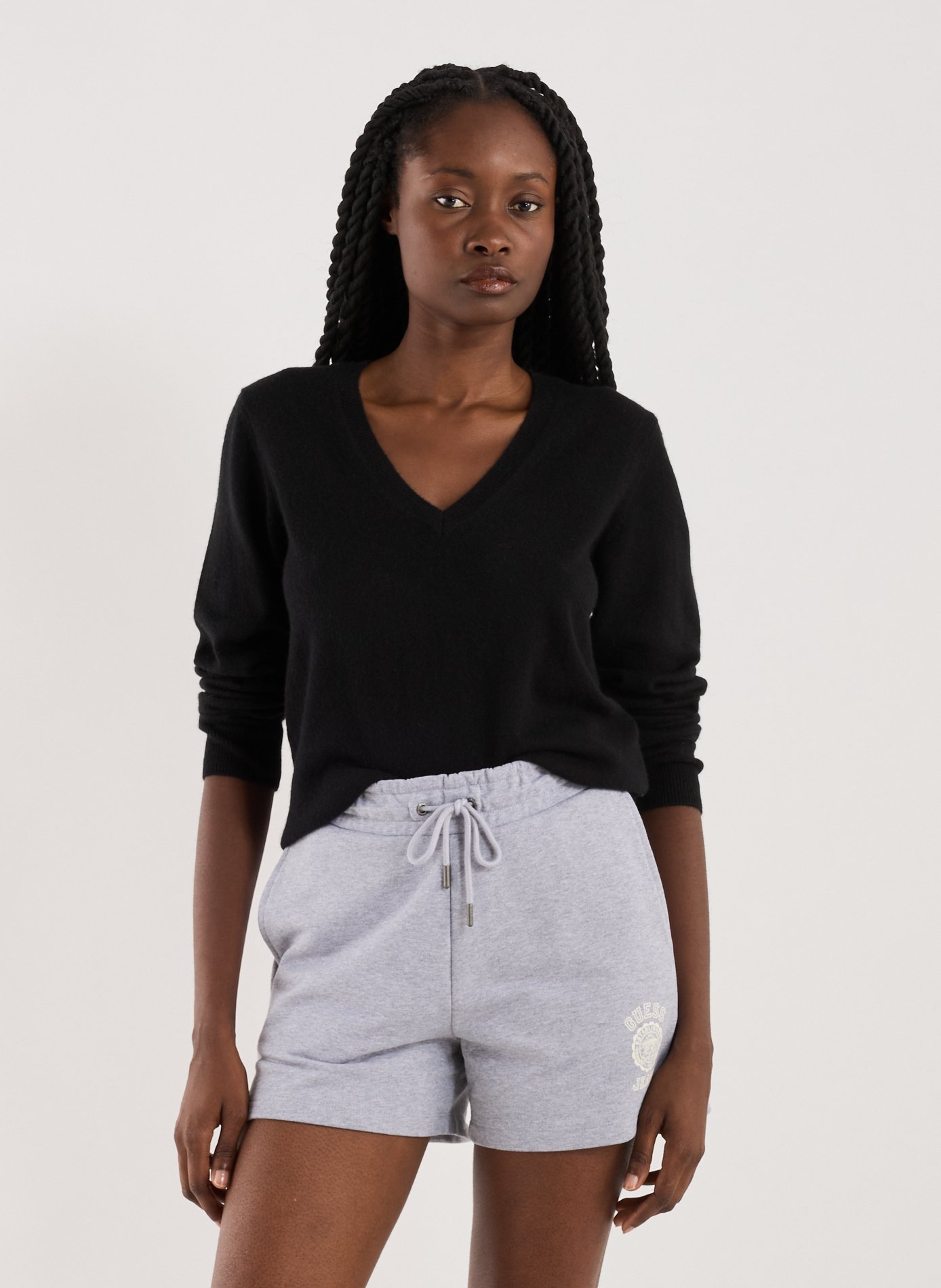 Cashmere sweater AU PRINTEMPS PARIS Black