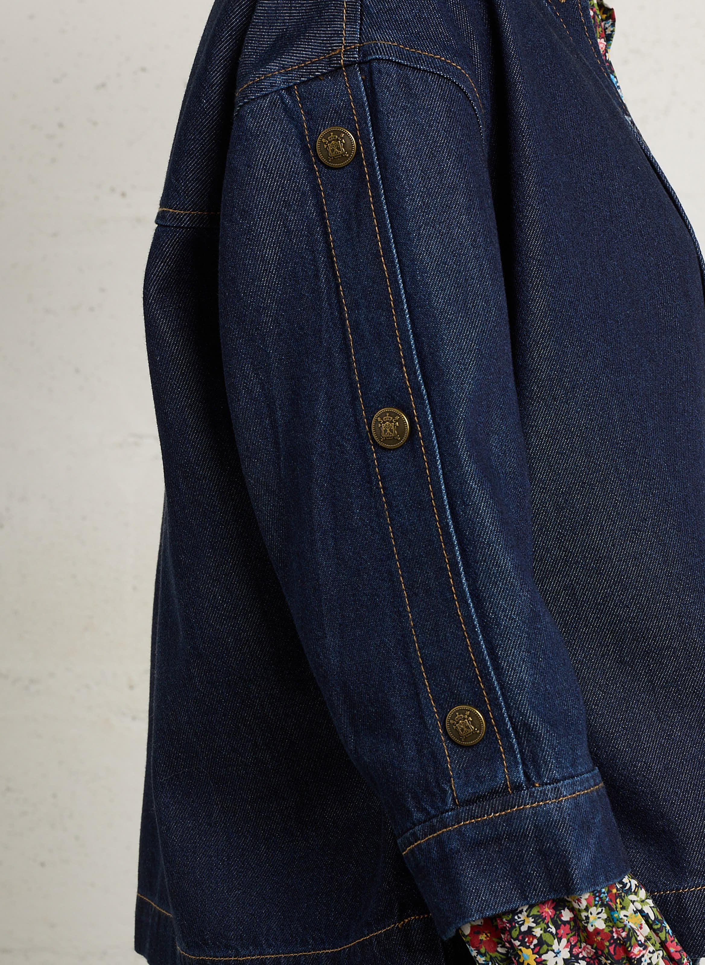 Denimbluse mit 3/4-Ärmeln MAISON 123 Blau