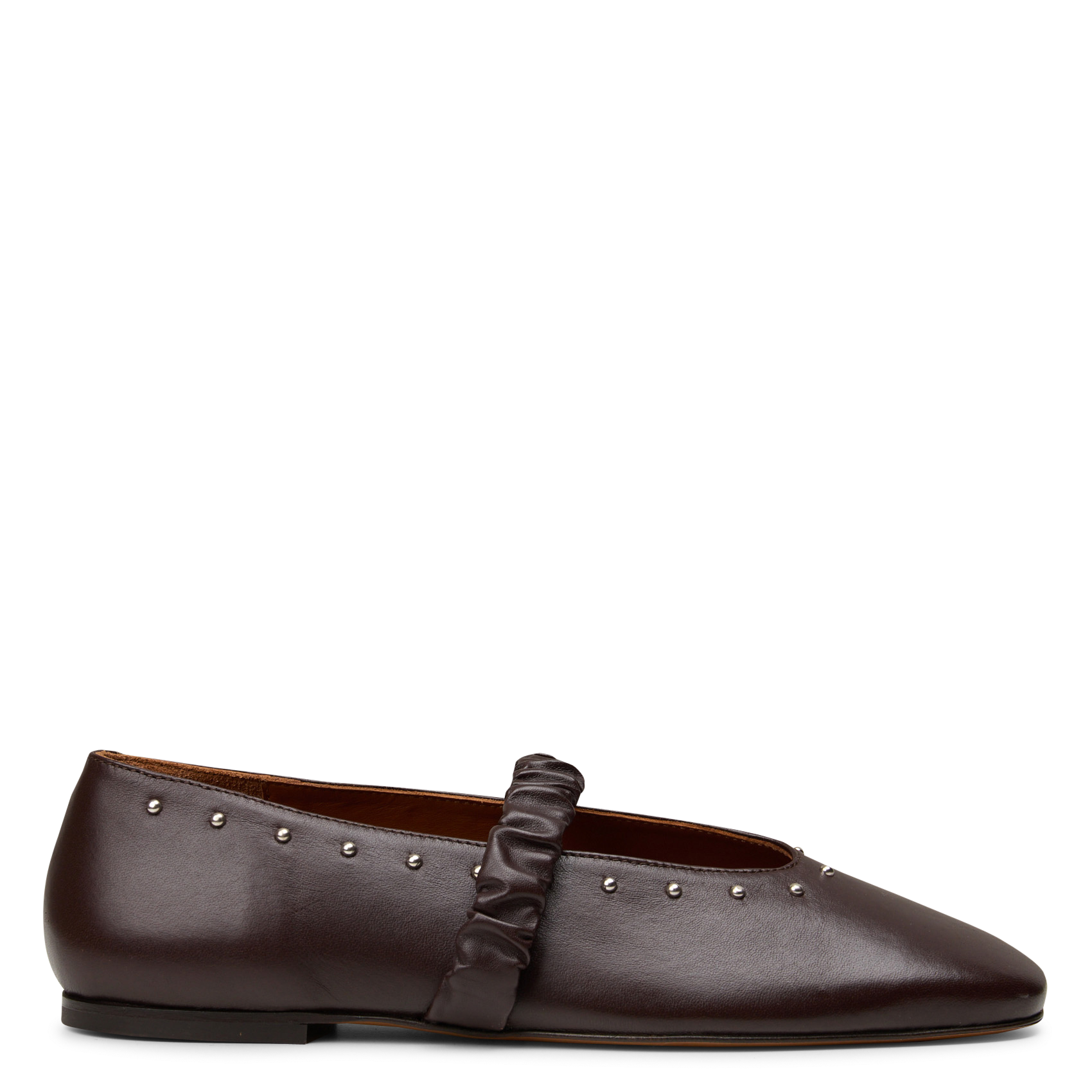 Ballet flats with leather studs SOCQUE PARIS