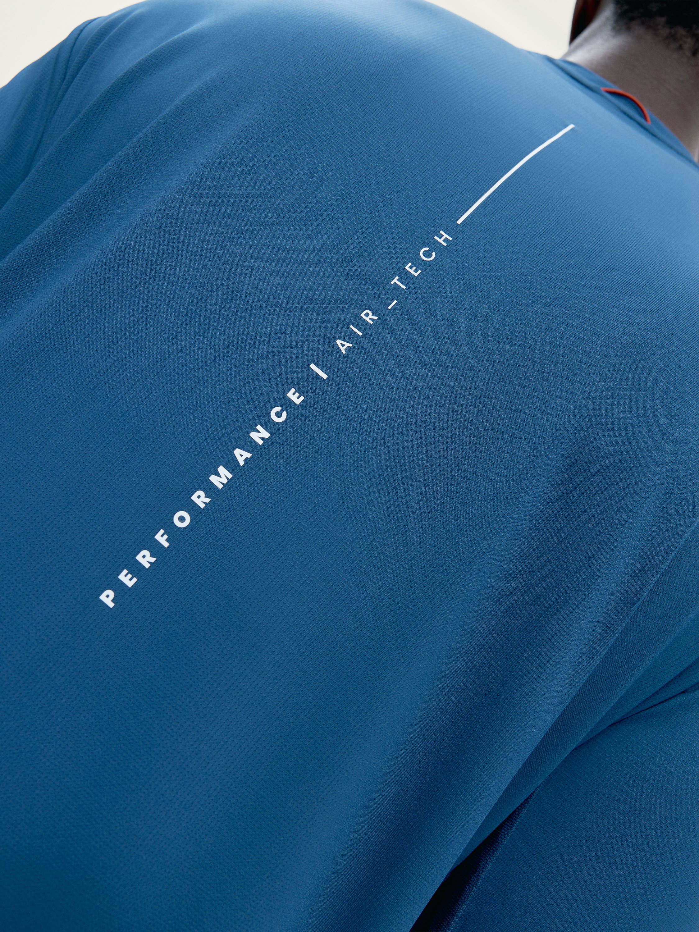 Men's sports t-shirt with short sleeves quick-drying BORN Blue