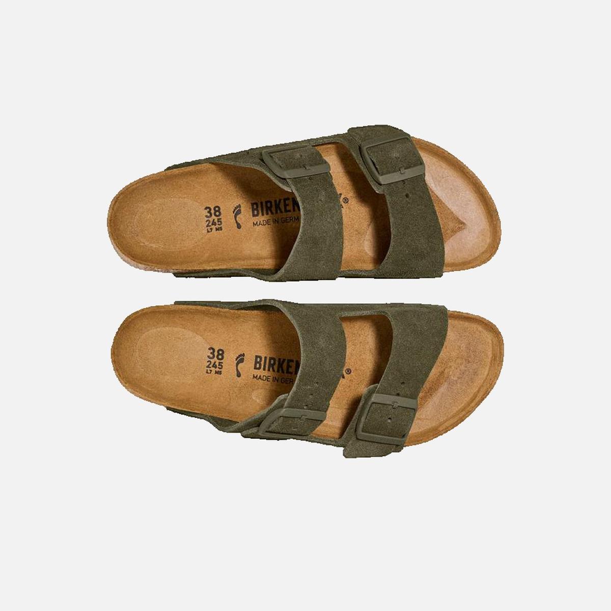 Flat sandals BIRKENSTOCK Green