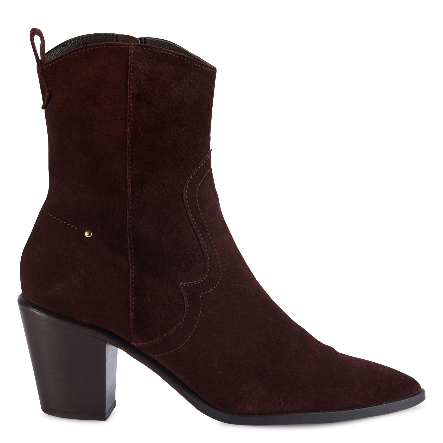 Bottines en cuir VANESSA BRUNO Marron
