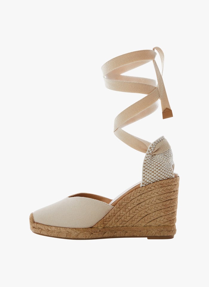 Espadrilles compens es Beige