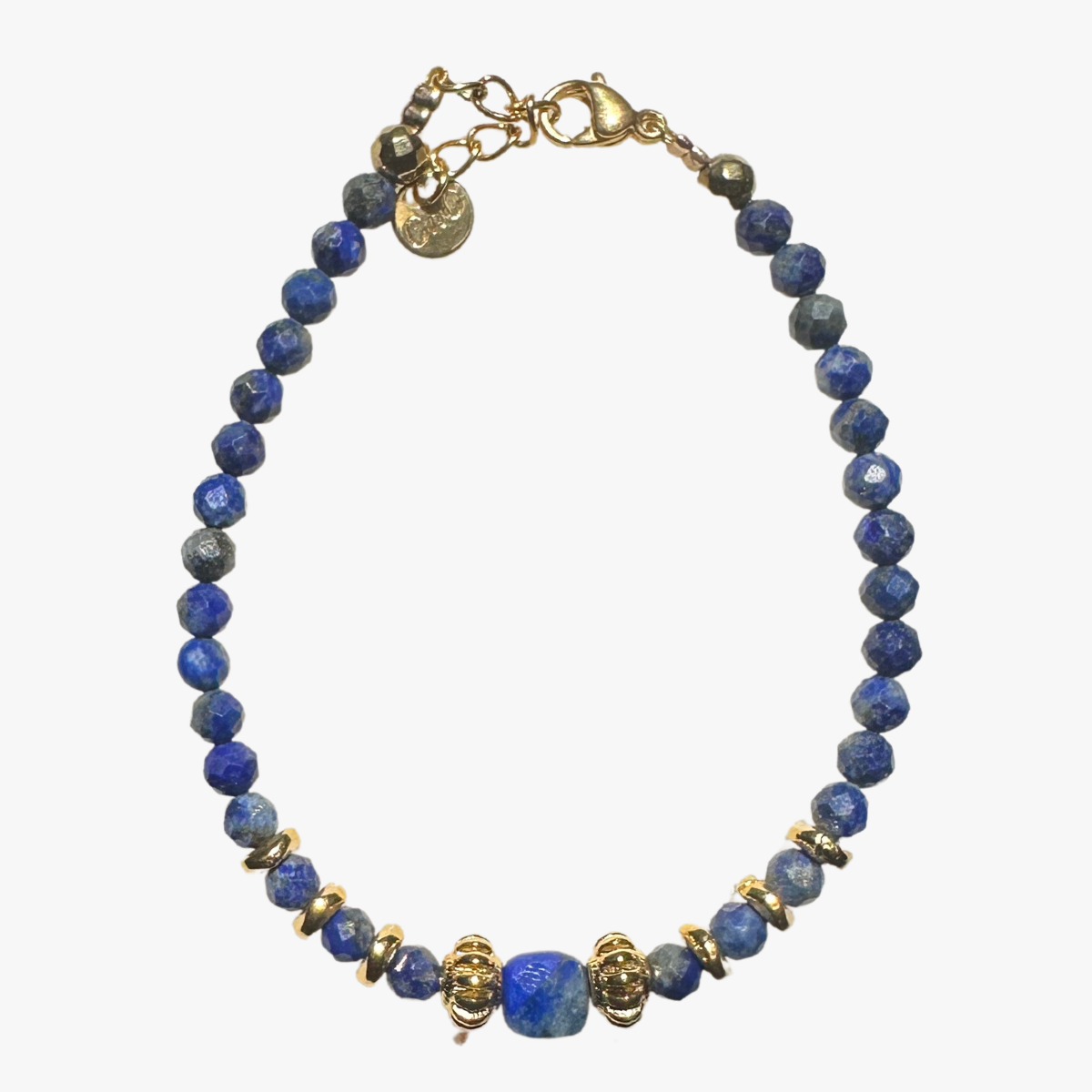 Lapis lazuli bracelet GINANDGER Blue