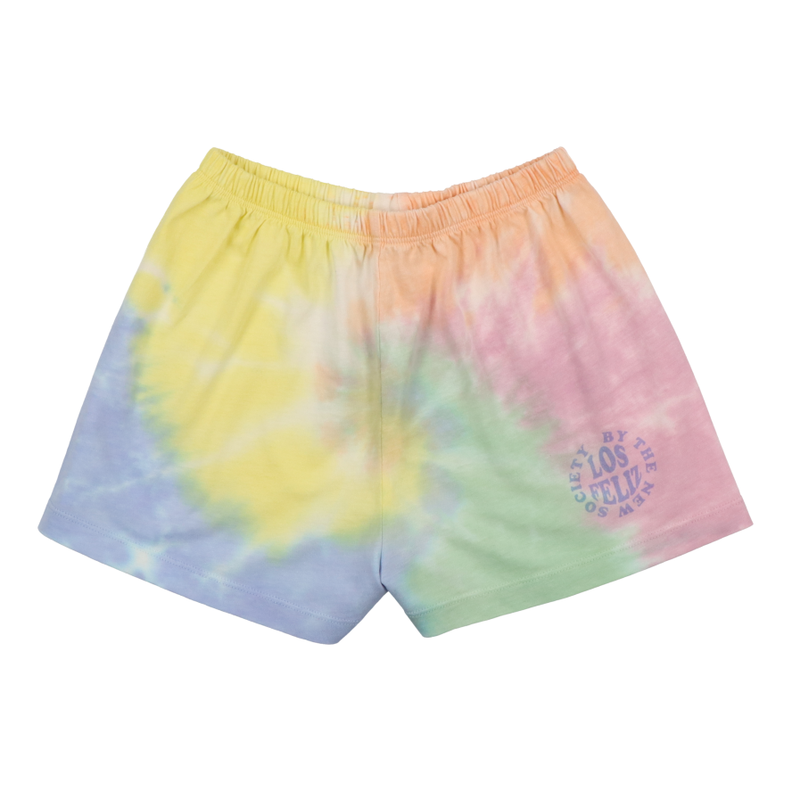 Short tie and dye in cotton THE NEW SOCIETY Multicolored