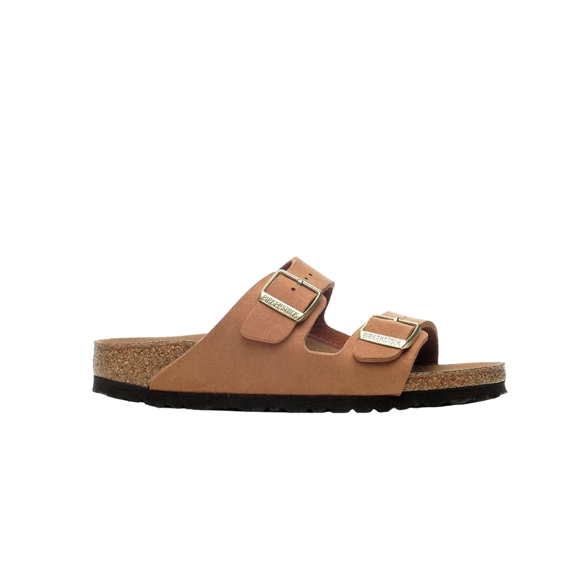 Faux leather sandals BIRKENSTOCK Brown