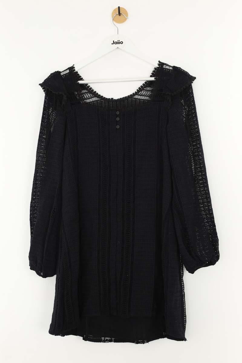 Cotton dress SEZANE - Seconde main Black