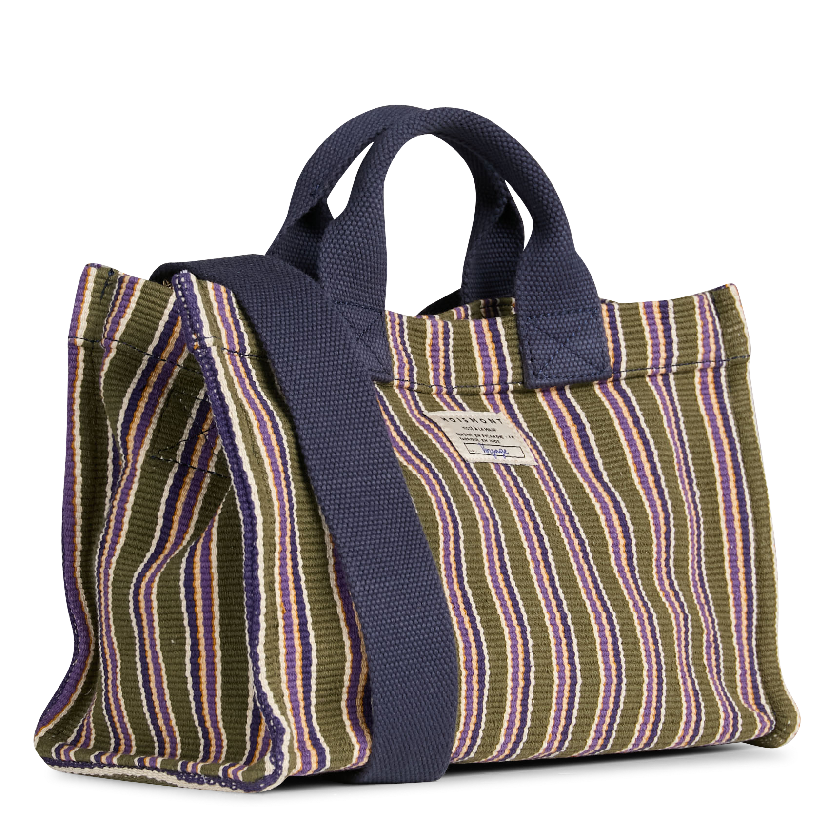 Mini cabas en coton MOISMONT Kaki