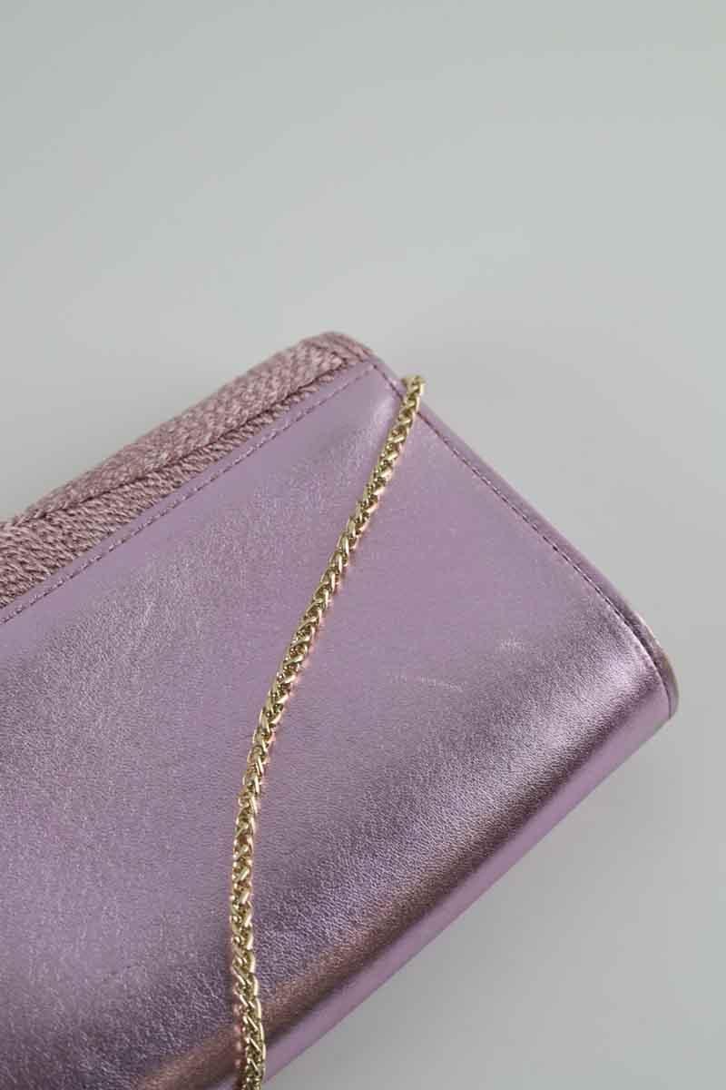 Patent leather clutch bag LK BENNETT - Seconde Main Pink