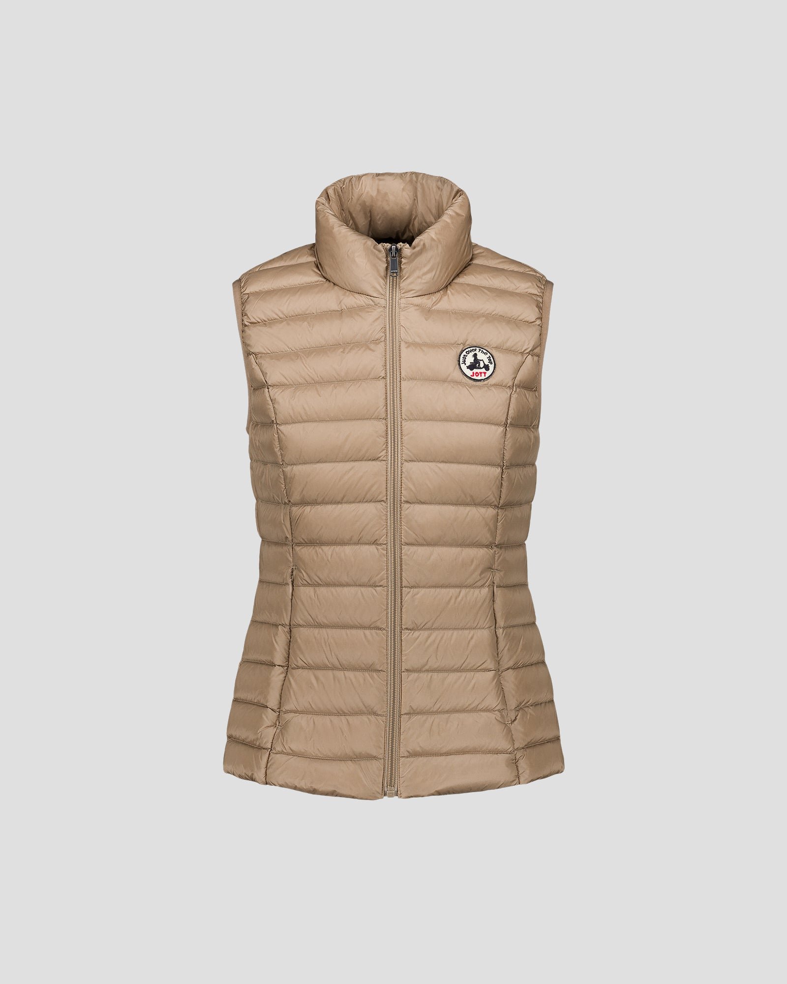 Sleeveless lightweight down vest seda JOTT Beige