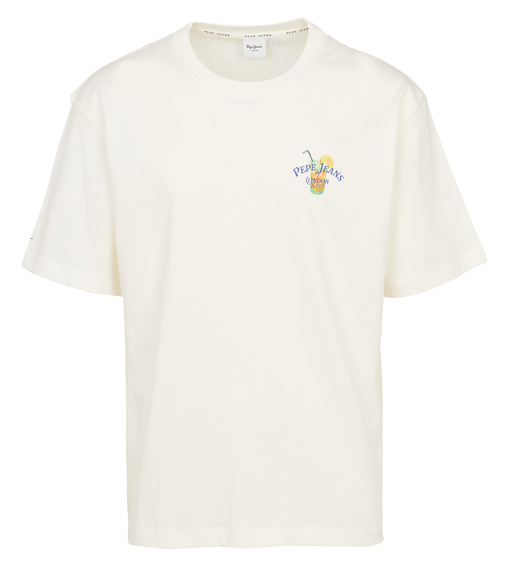 Camiliday round-neck sleeveless cotton top PEPE JEANS White