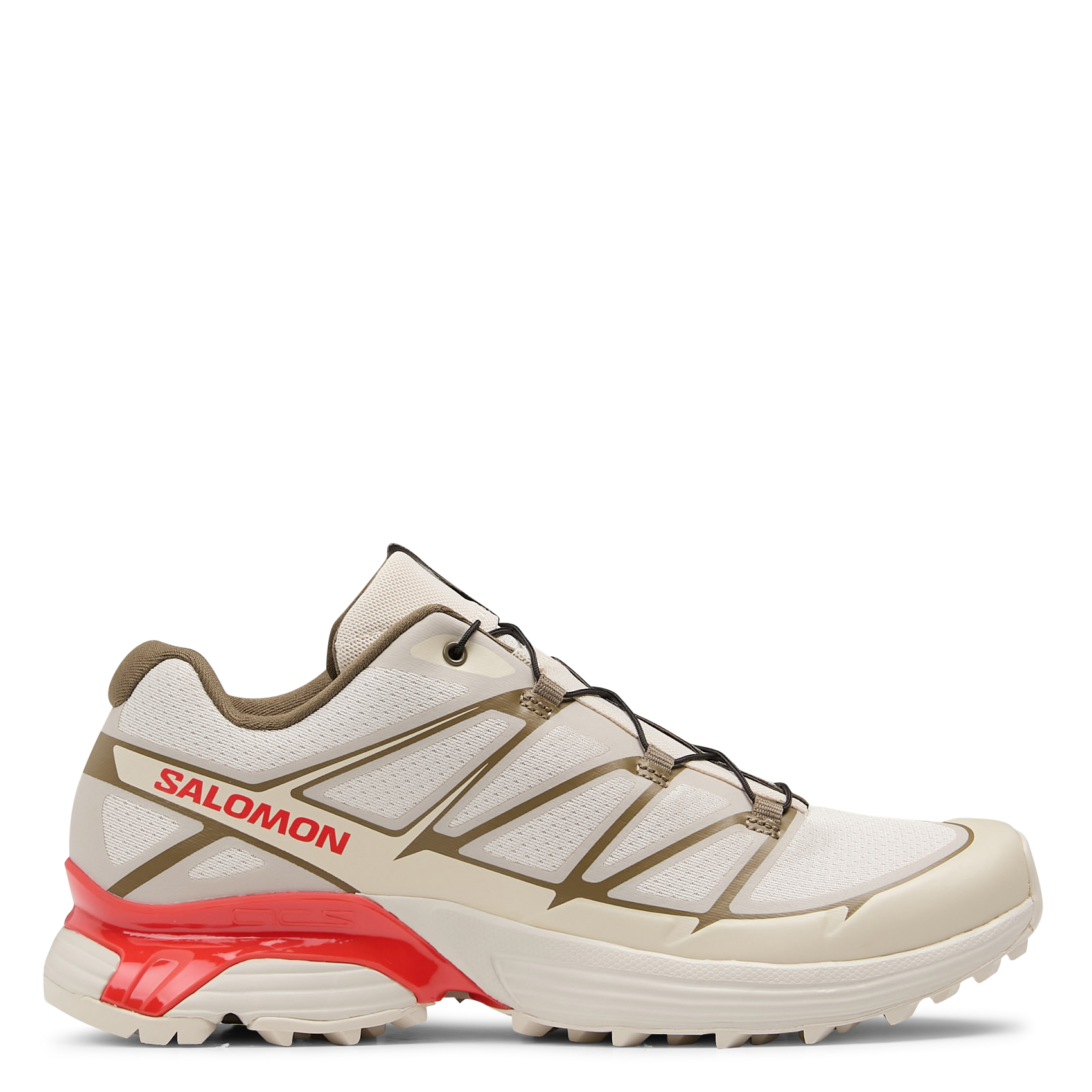 Baskets basses en tissu SALOMON Argent