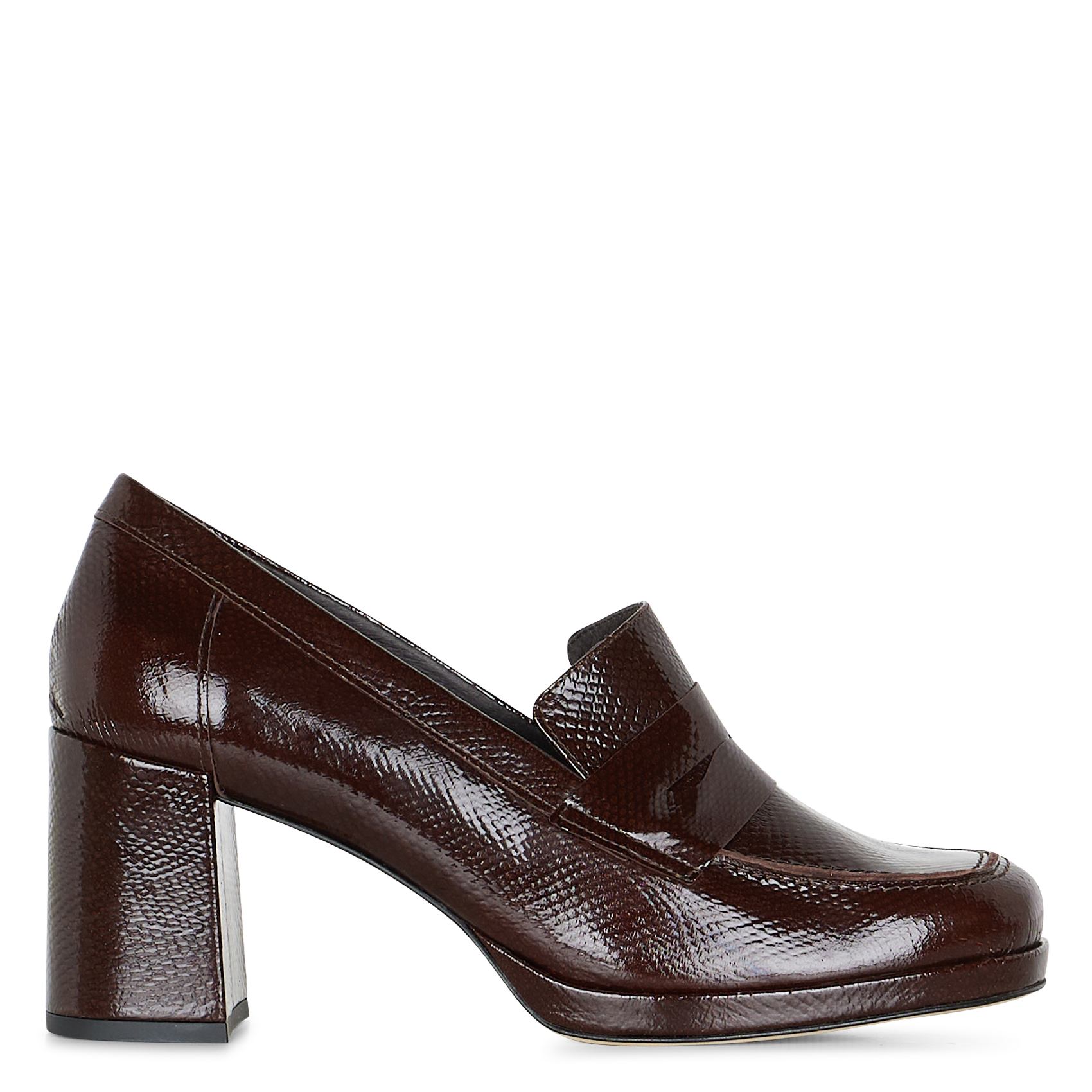 Mocassins en cuir ONE STEP Marron
