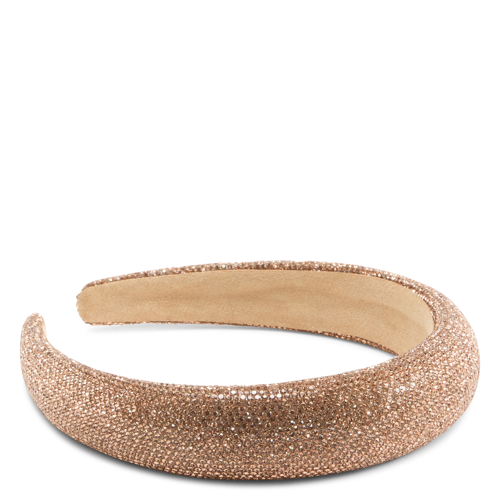 Sequin-embroidered headband Pink