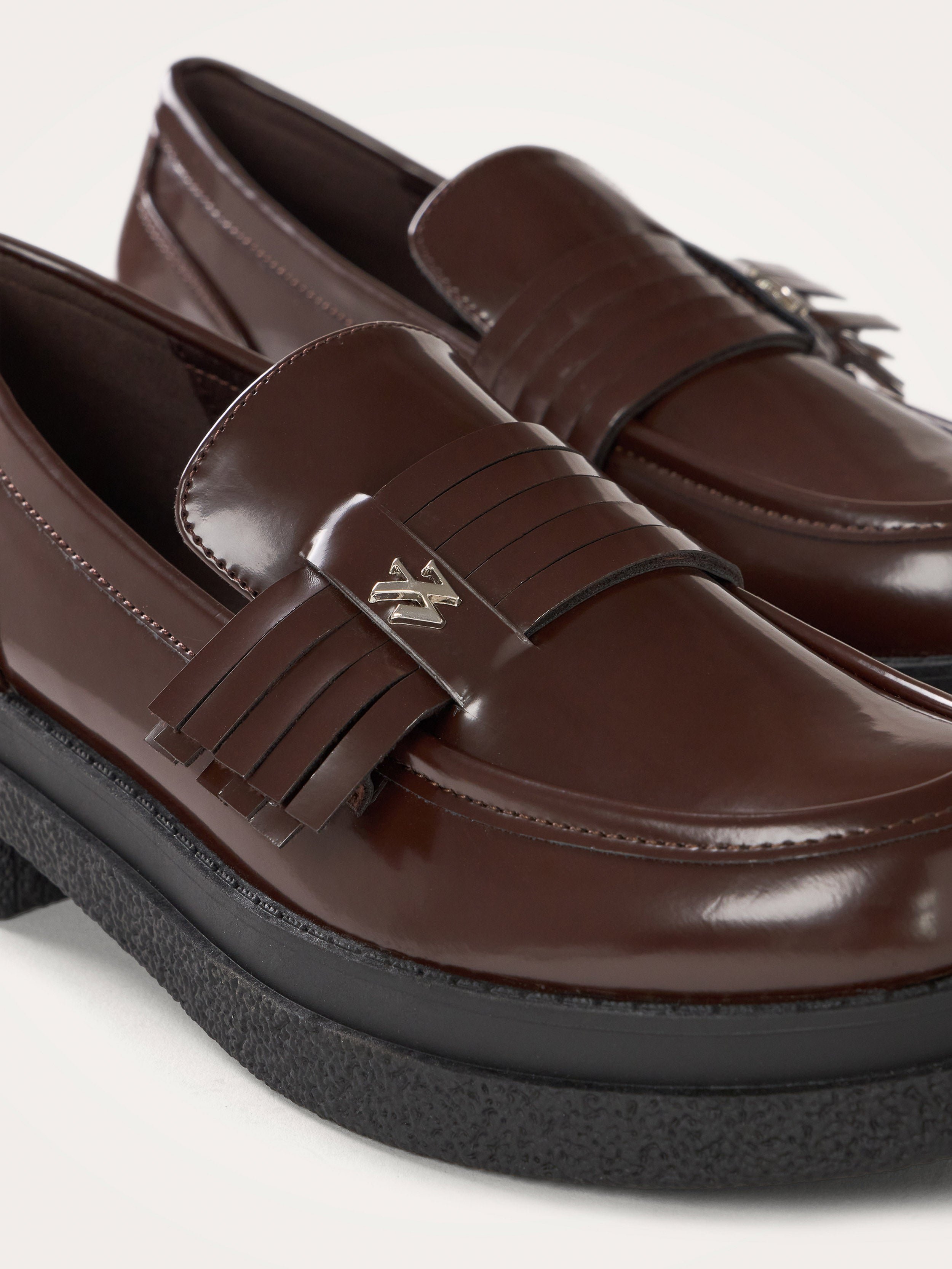 Mocassins à franges VANESSA WU Marron