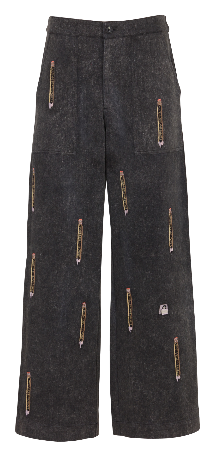 Jean large en coton STELLA NOVA Noir