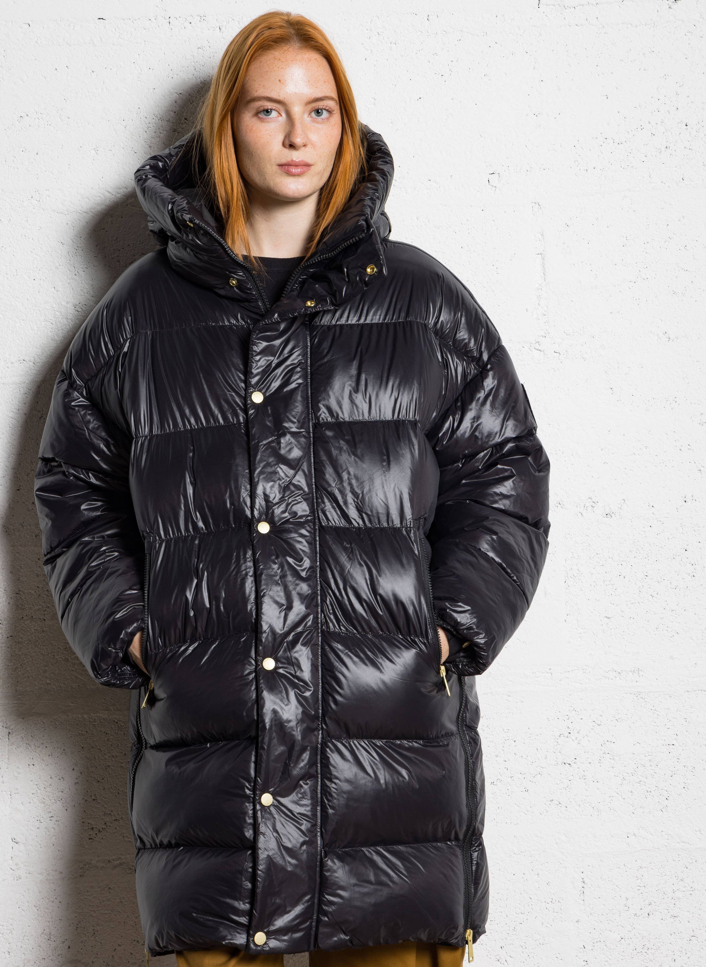 Doudoune à capuche SCHOTT Noir