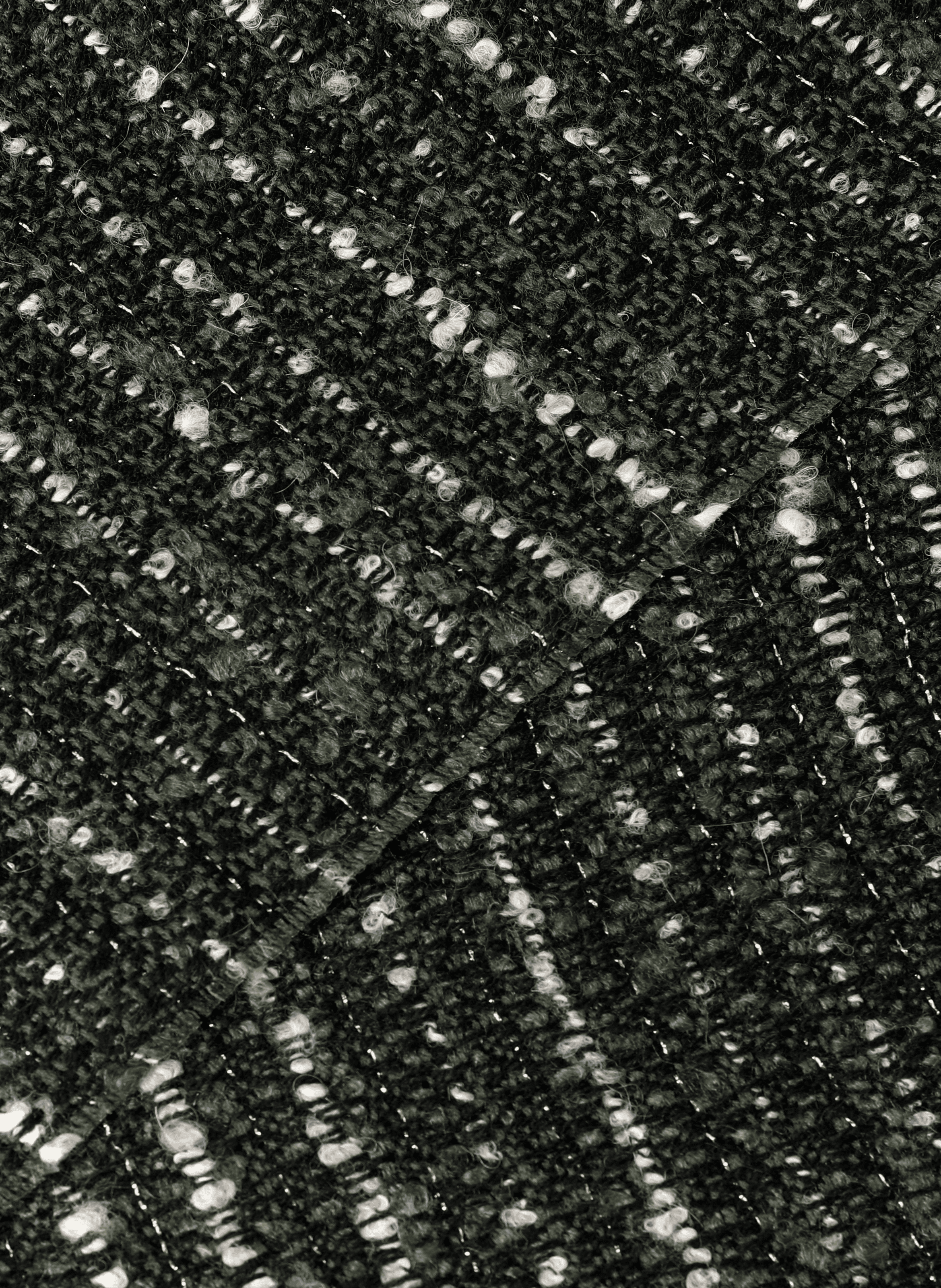 Echarpe en tweed AU PRINTEMPS PARIS Kaki