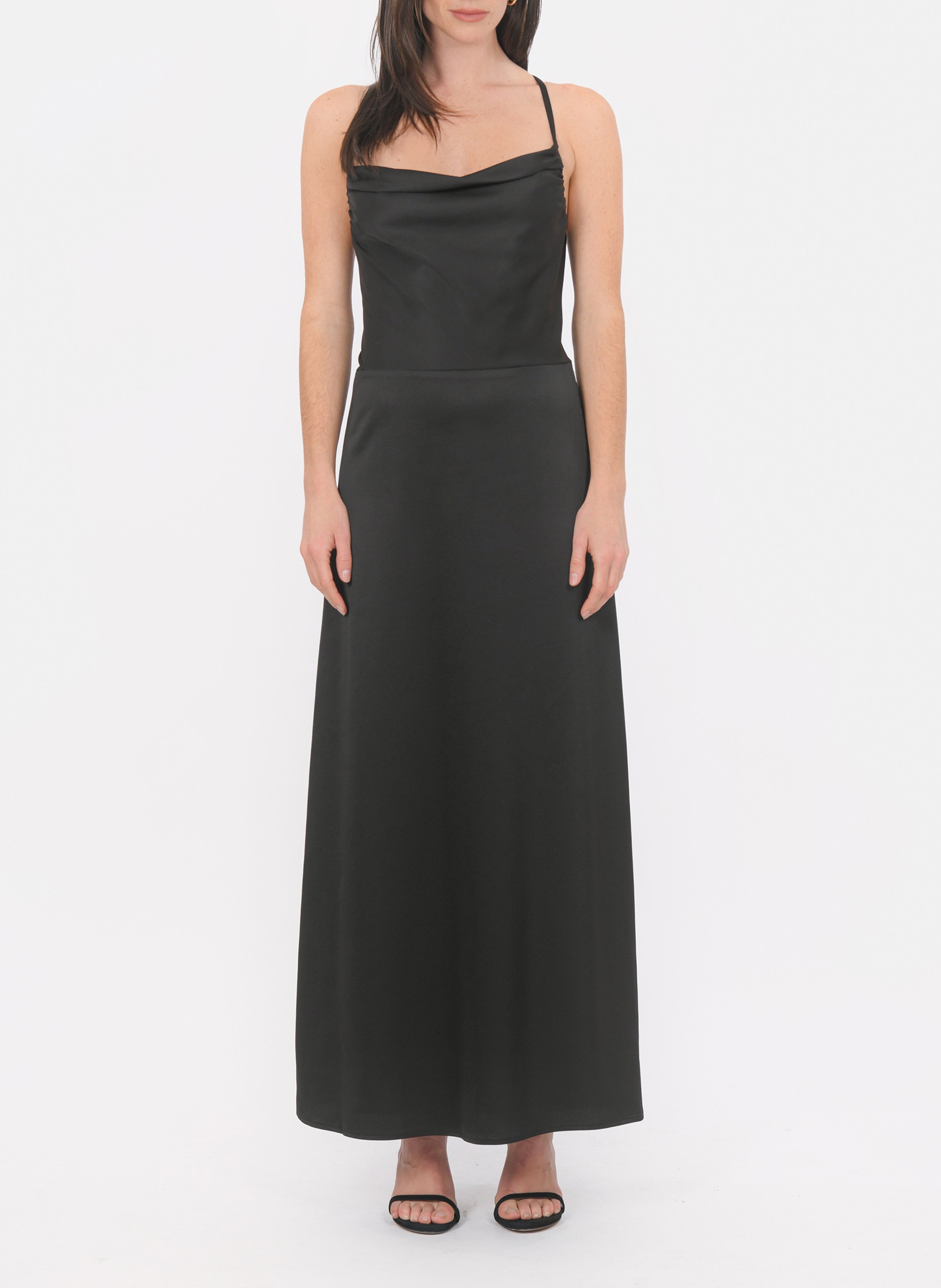 Lange jurk met coltrui KOOKAI Zwart