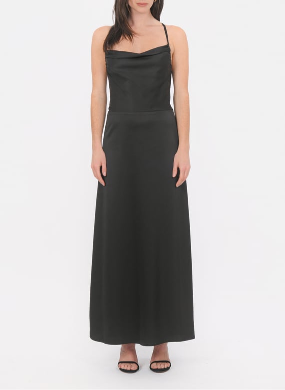 Long dress with cowl neck Black Kookai - Women | Place des Tendances Long dress with cowl neck Black Kookai - Women | Place des Tendances