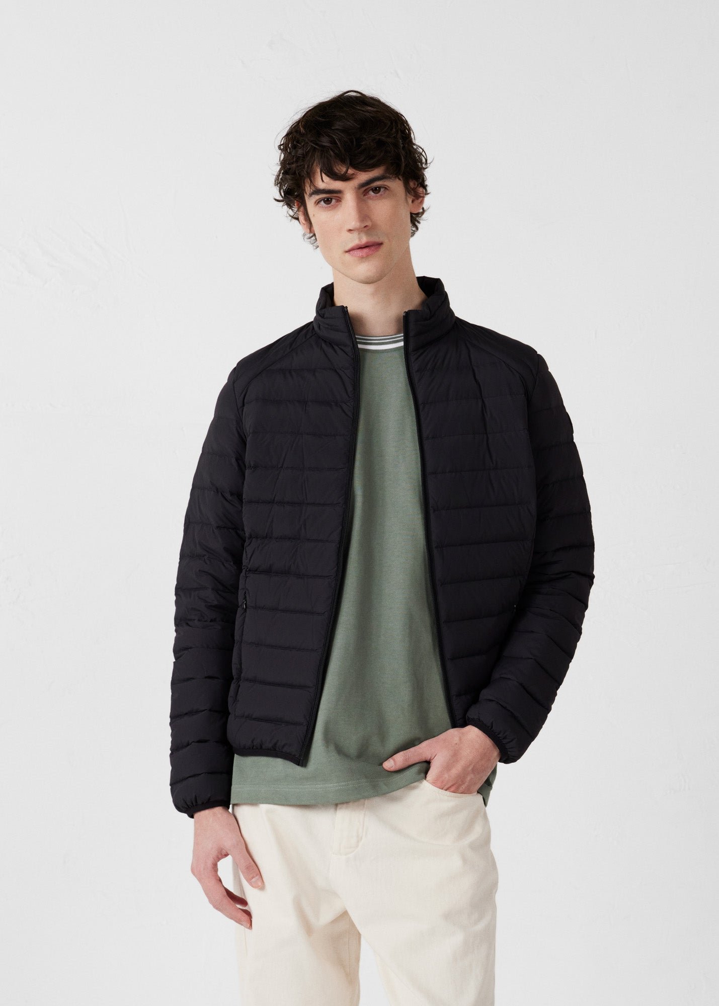Stretch light down jacket Aragon JOTT Black
