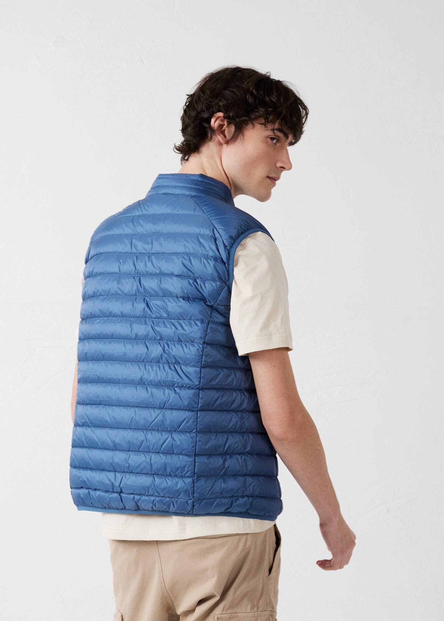 Sleeveless puffer jacket Tom JOTT Blue